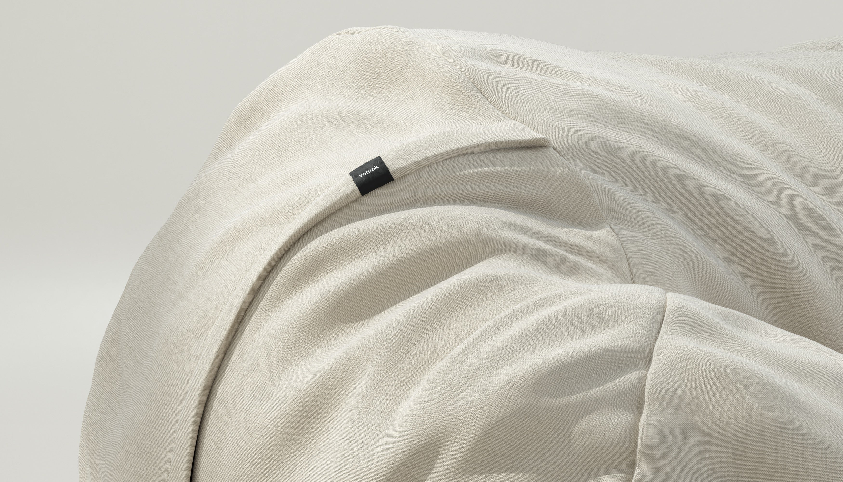 vetsak | Sitzsack Large - Pique - Beige - Image 3