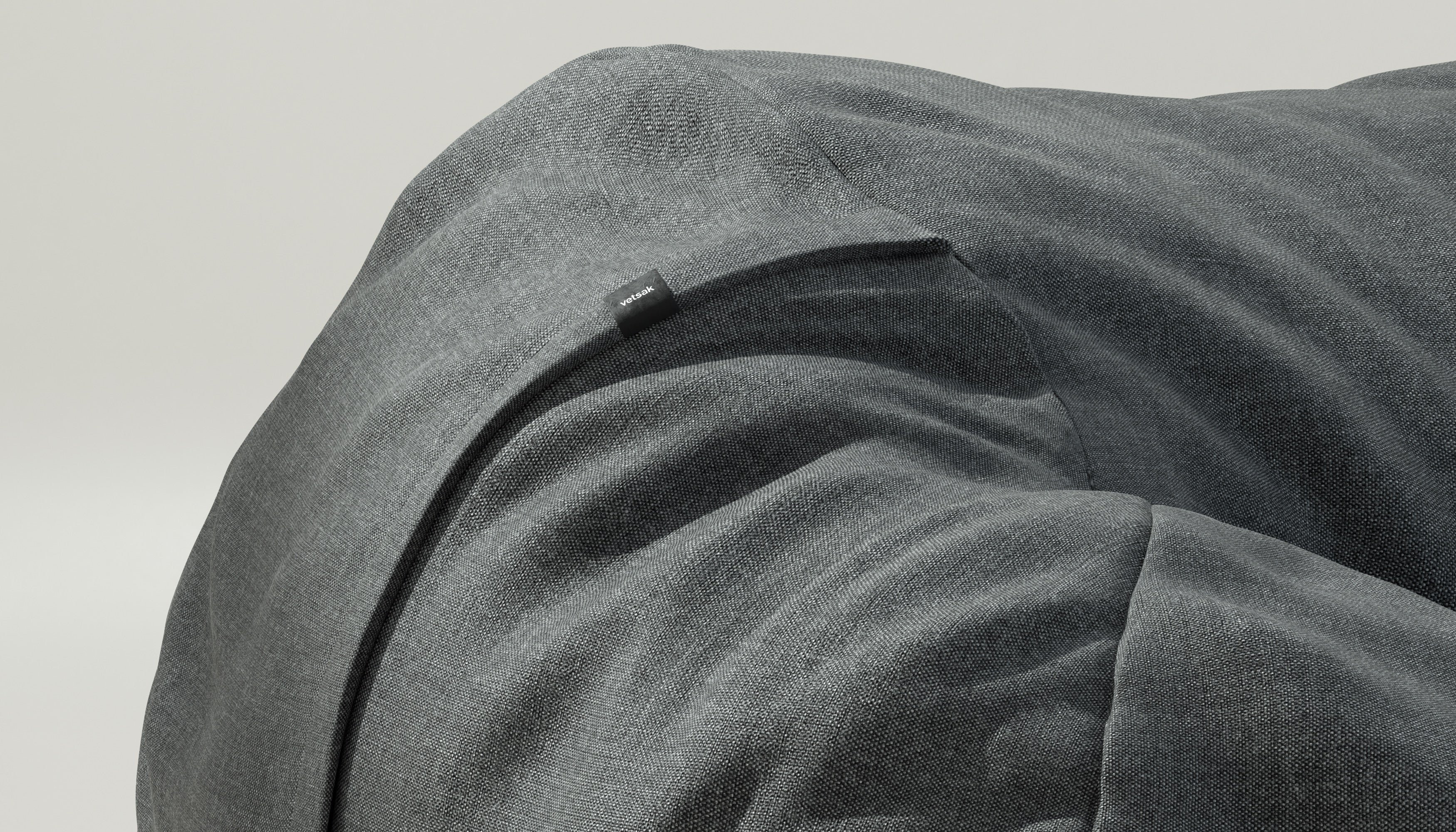 vetsak | Sitzsack Large - Pique - Dark Grey - Image 3