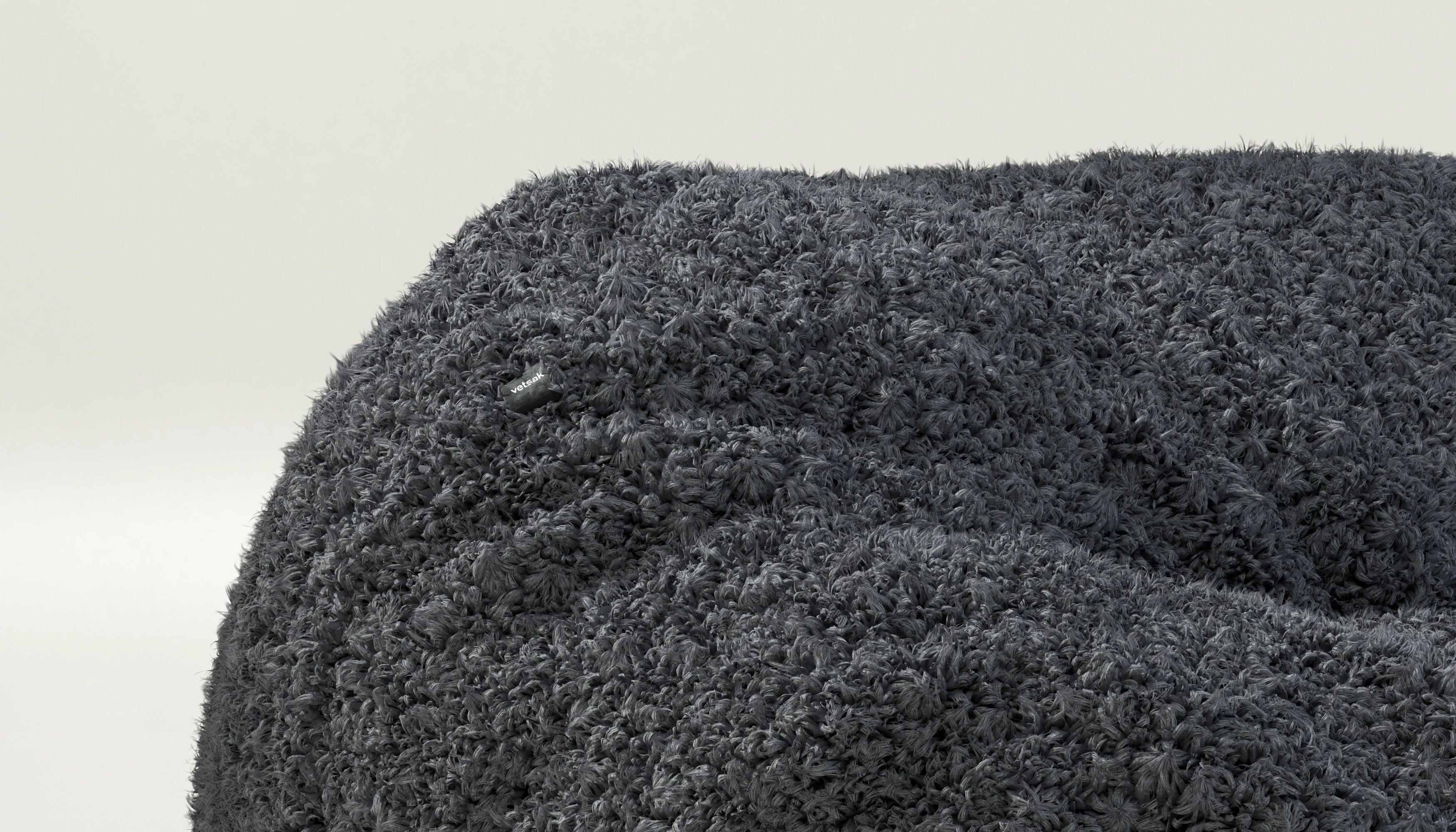 vetsak | Sitzsack Medium - Doodle - Dark Grey - Image 3