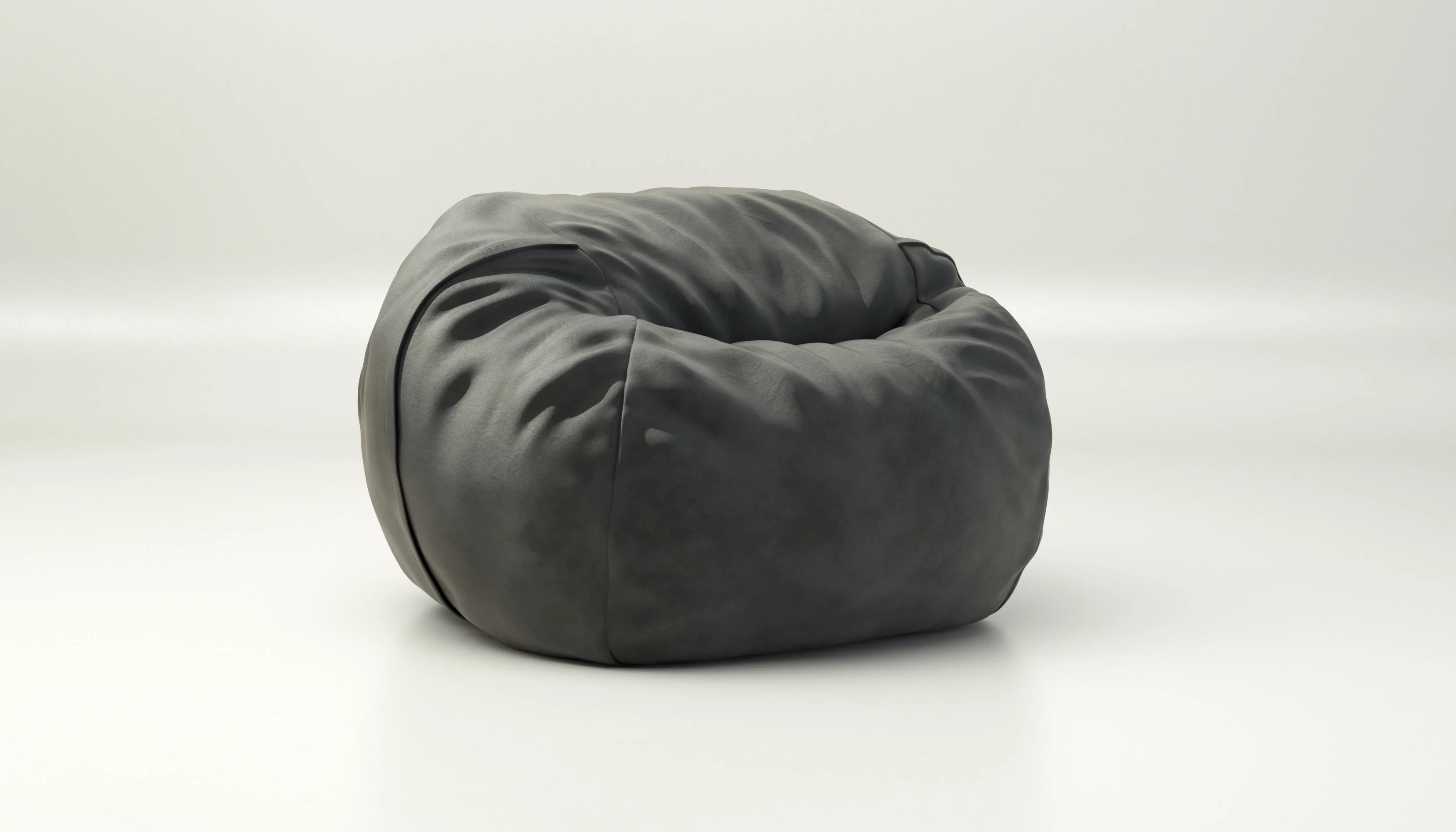 vetsak | Sitzsack Medium - Leather - Dark Grey