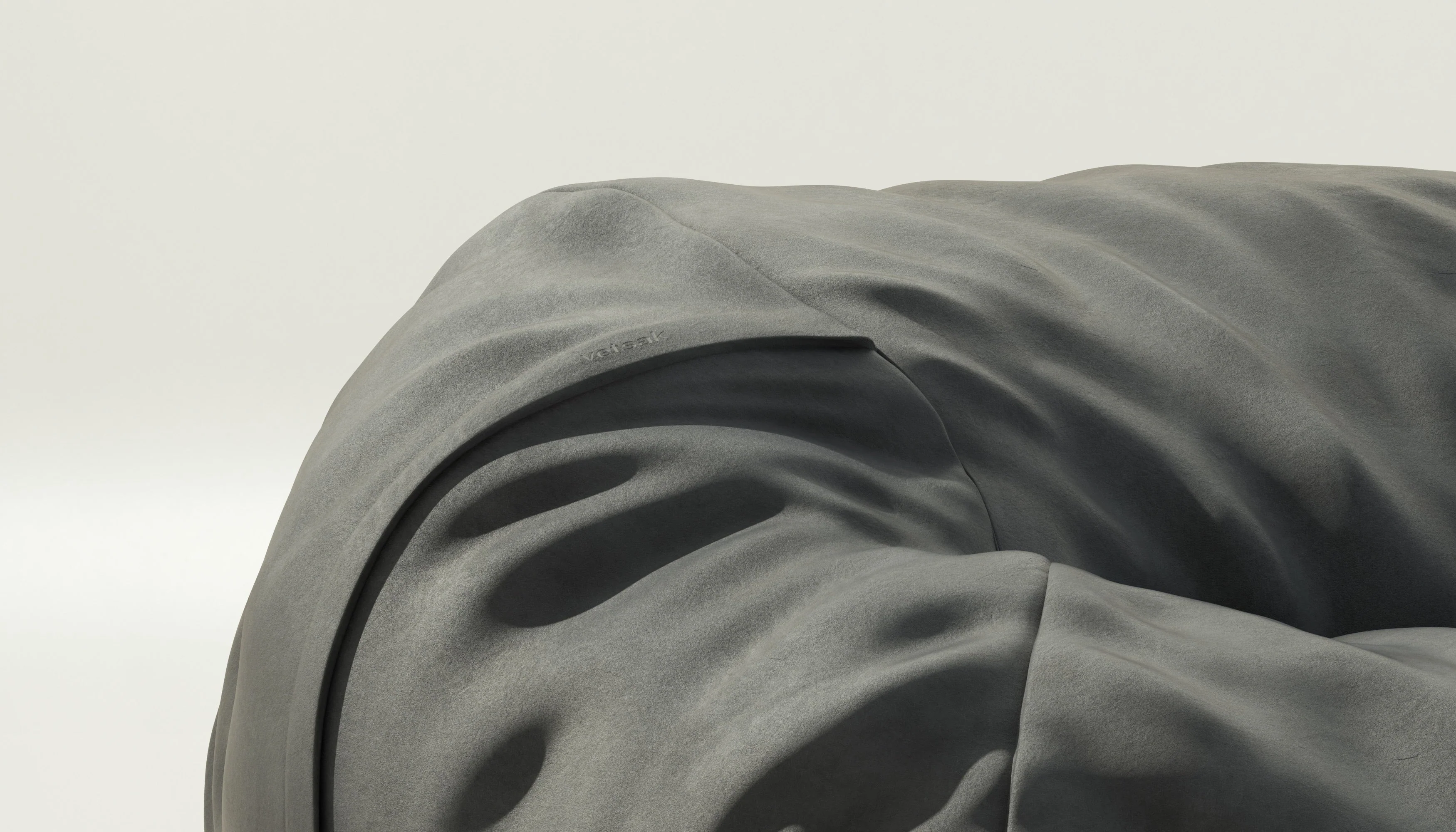 vetsak | Sitzsack Medium - Leather - Dark Grey - Image 3