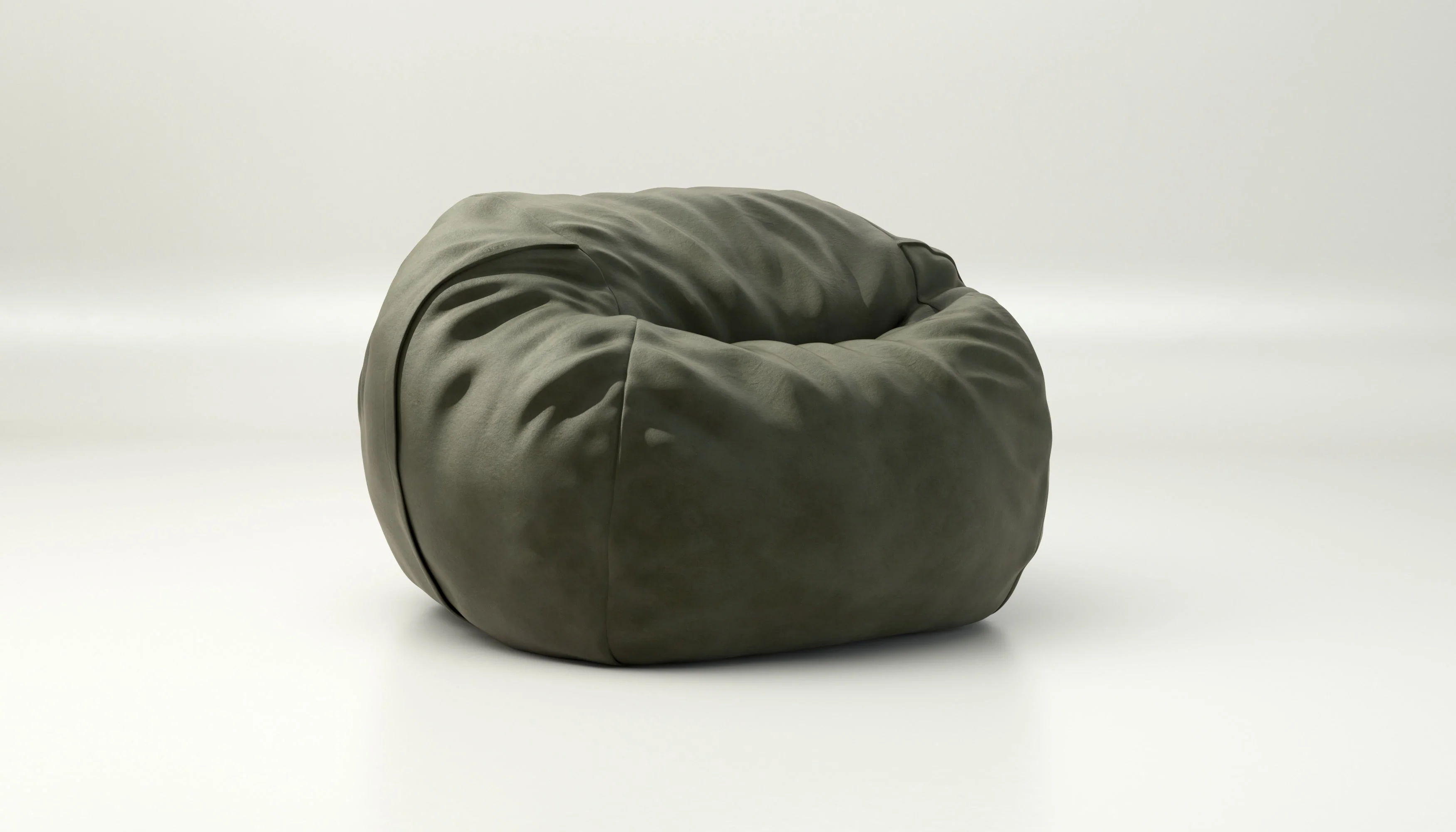 vetsak | Sitzsack Medium - Leather - Olive