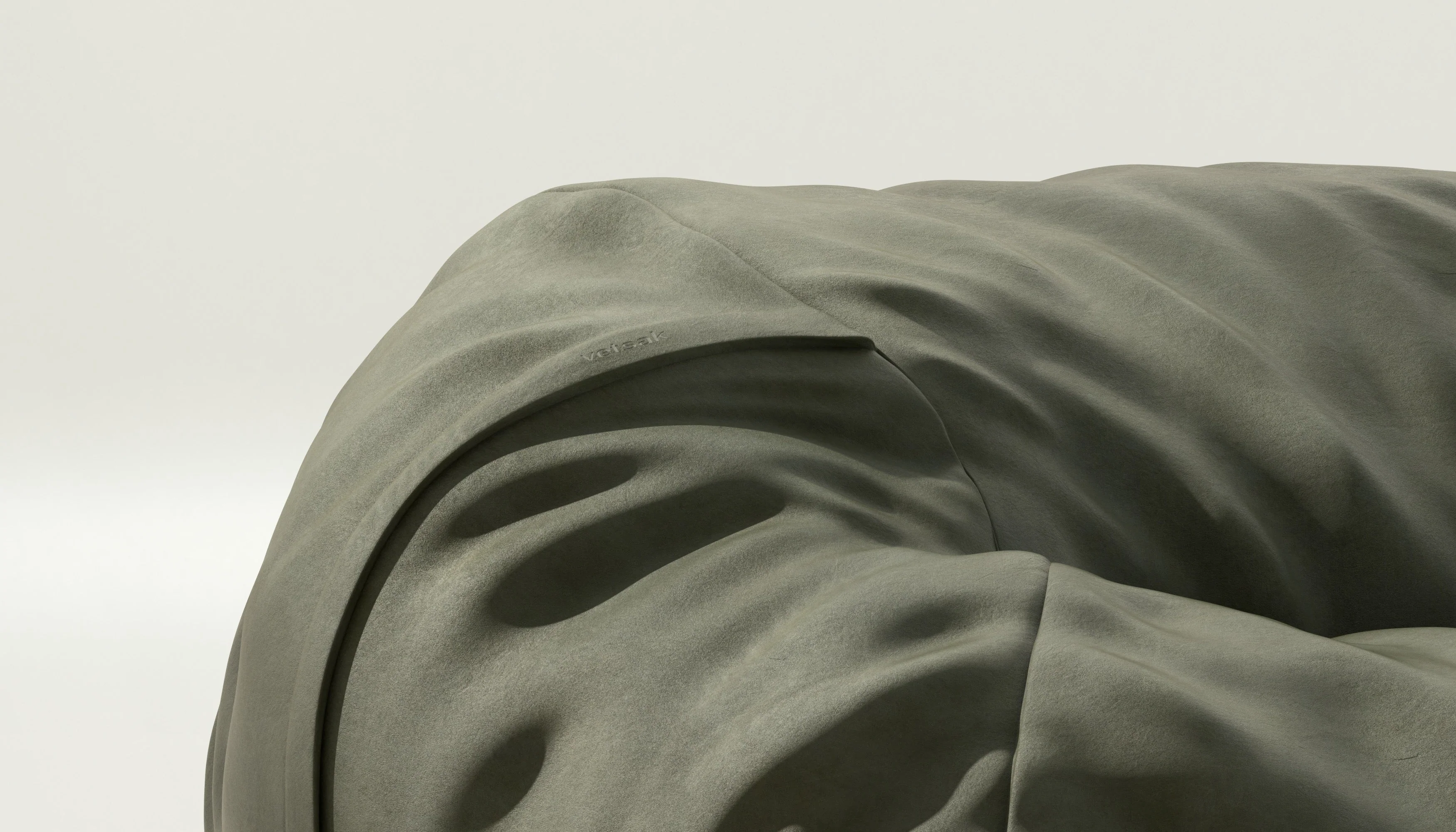 vetsak | Sitzsack Medium - Leather - Olive - Image 3