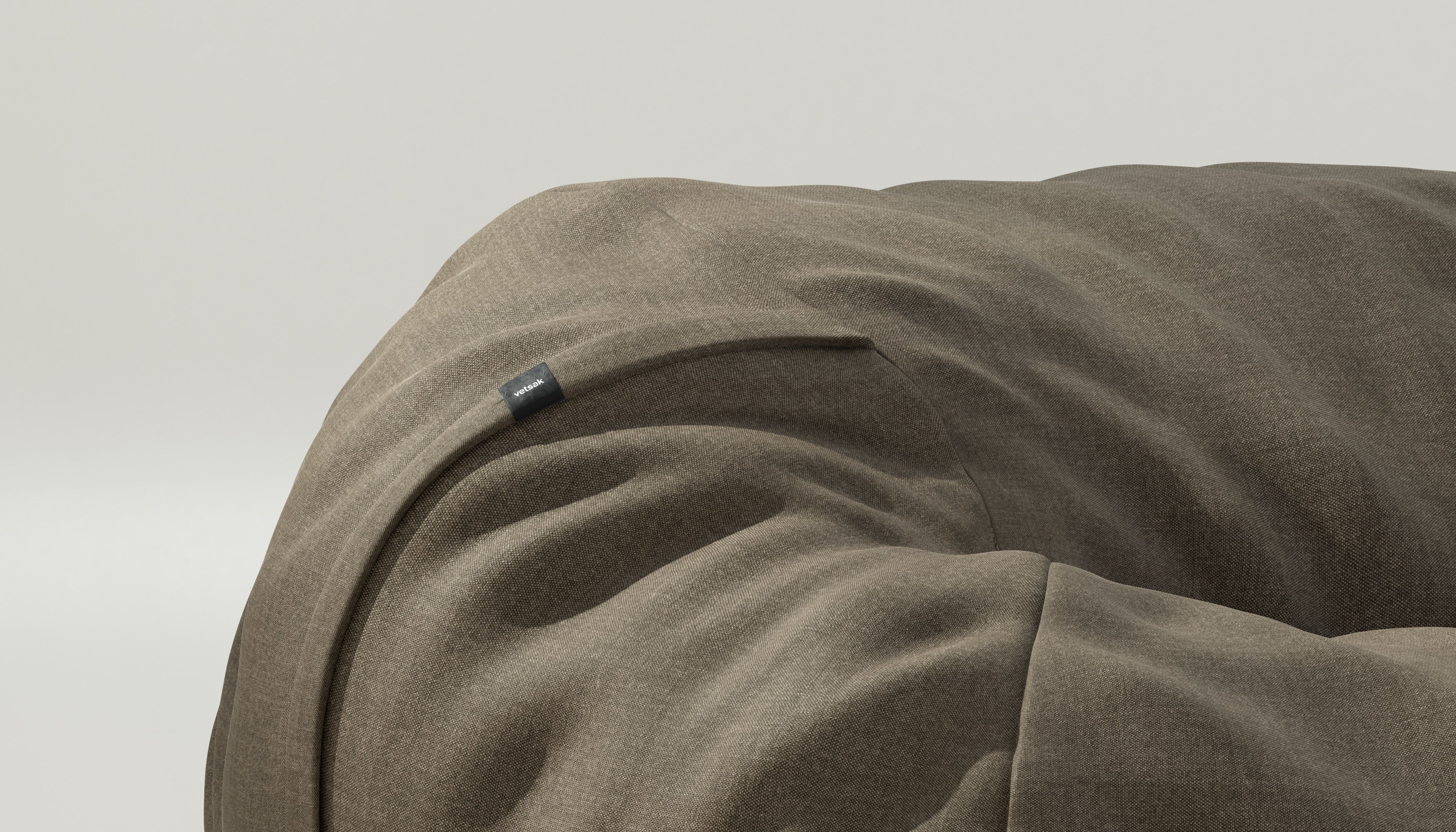 vetsak | Sitzsack Medium - Pique - Taupe - Image 3