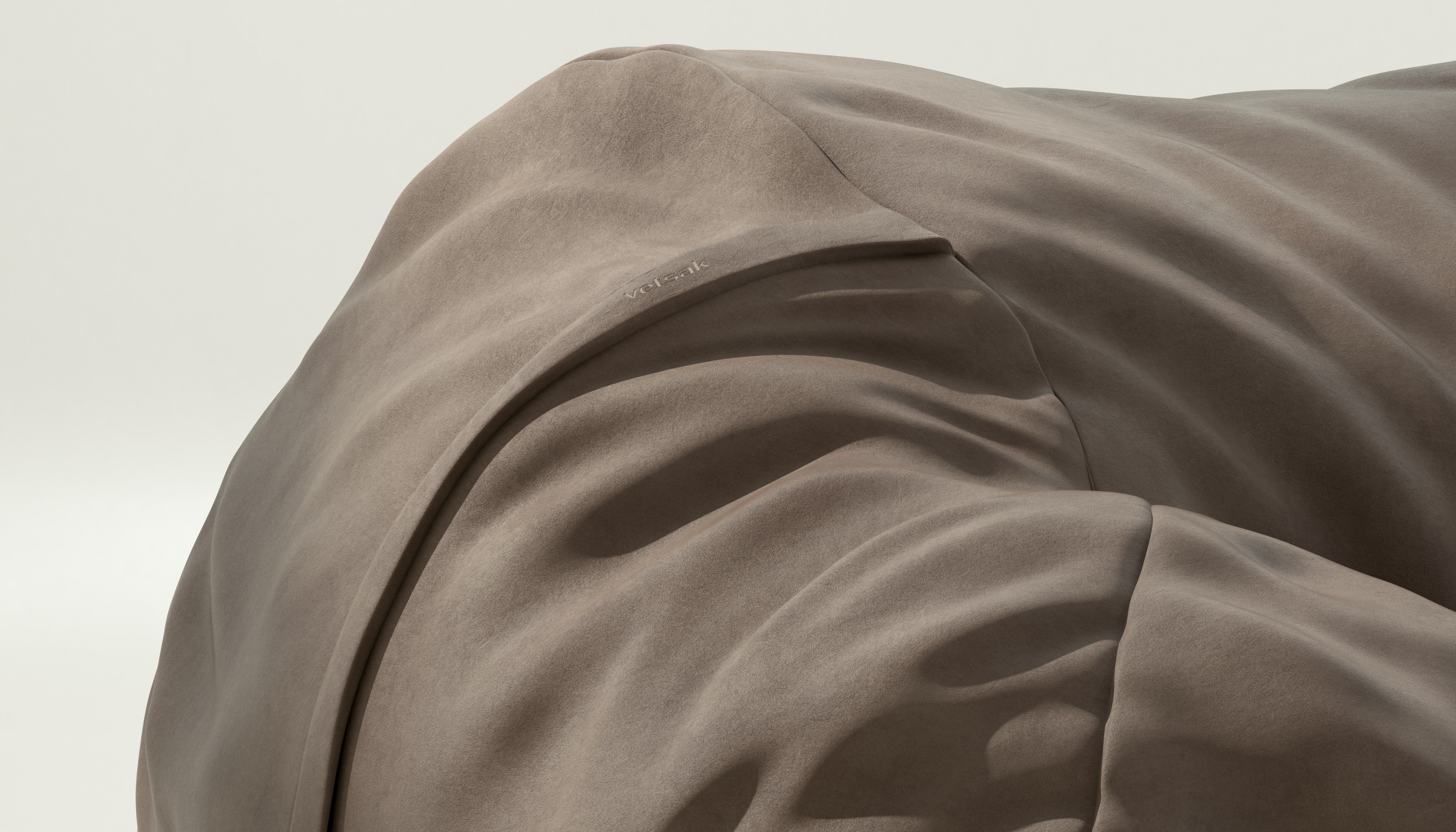 vetsak | Cover Sitzsack Large - leather - cacao - Image 3