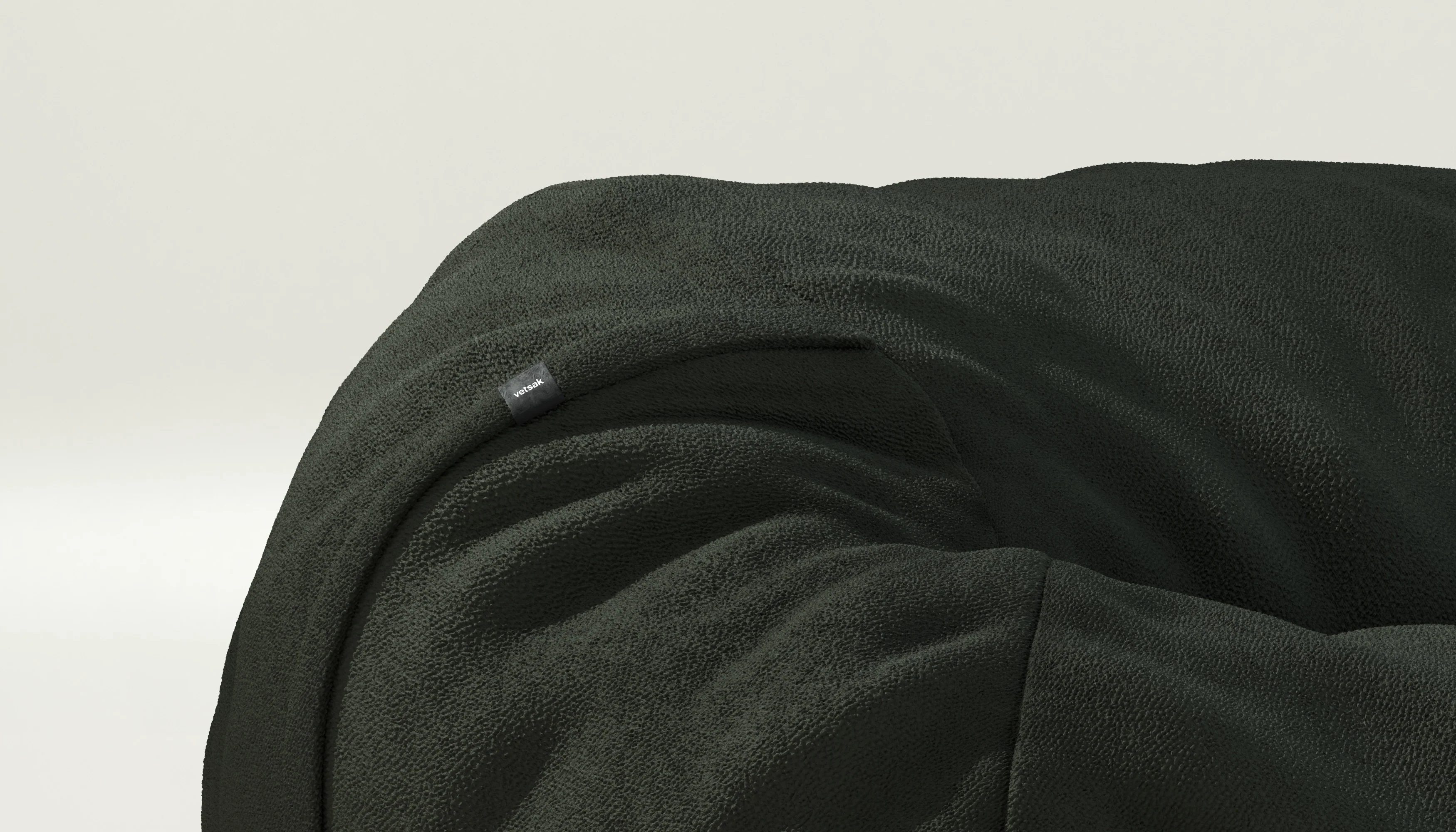 vetsak | Cover Sitzsack Medium - Loop Loop - Mousse - Image 3