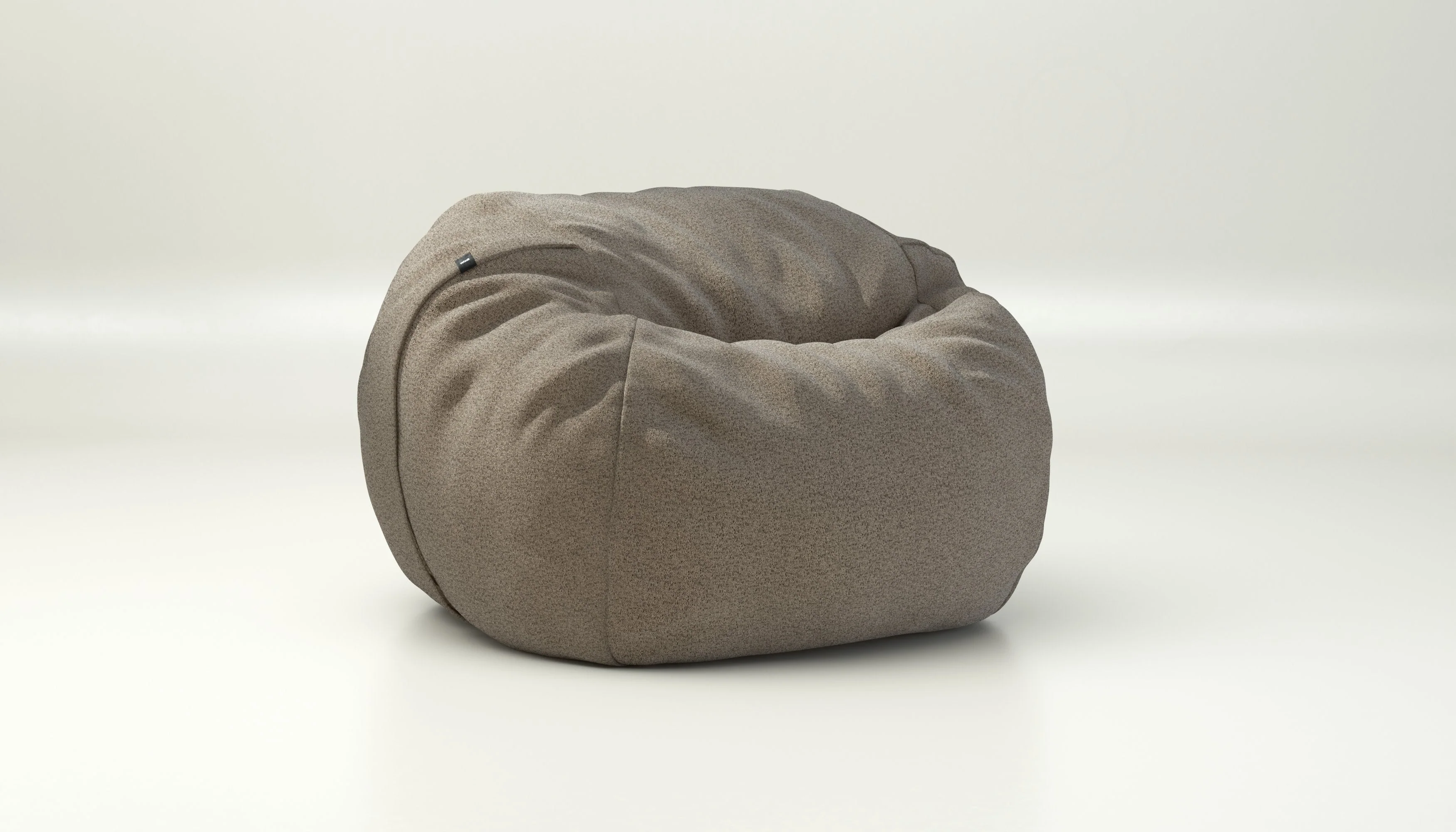 vetsak | Cover Sitzsack Medium - Loop Loop - Taupe