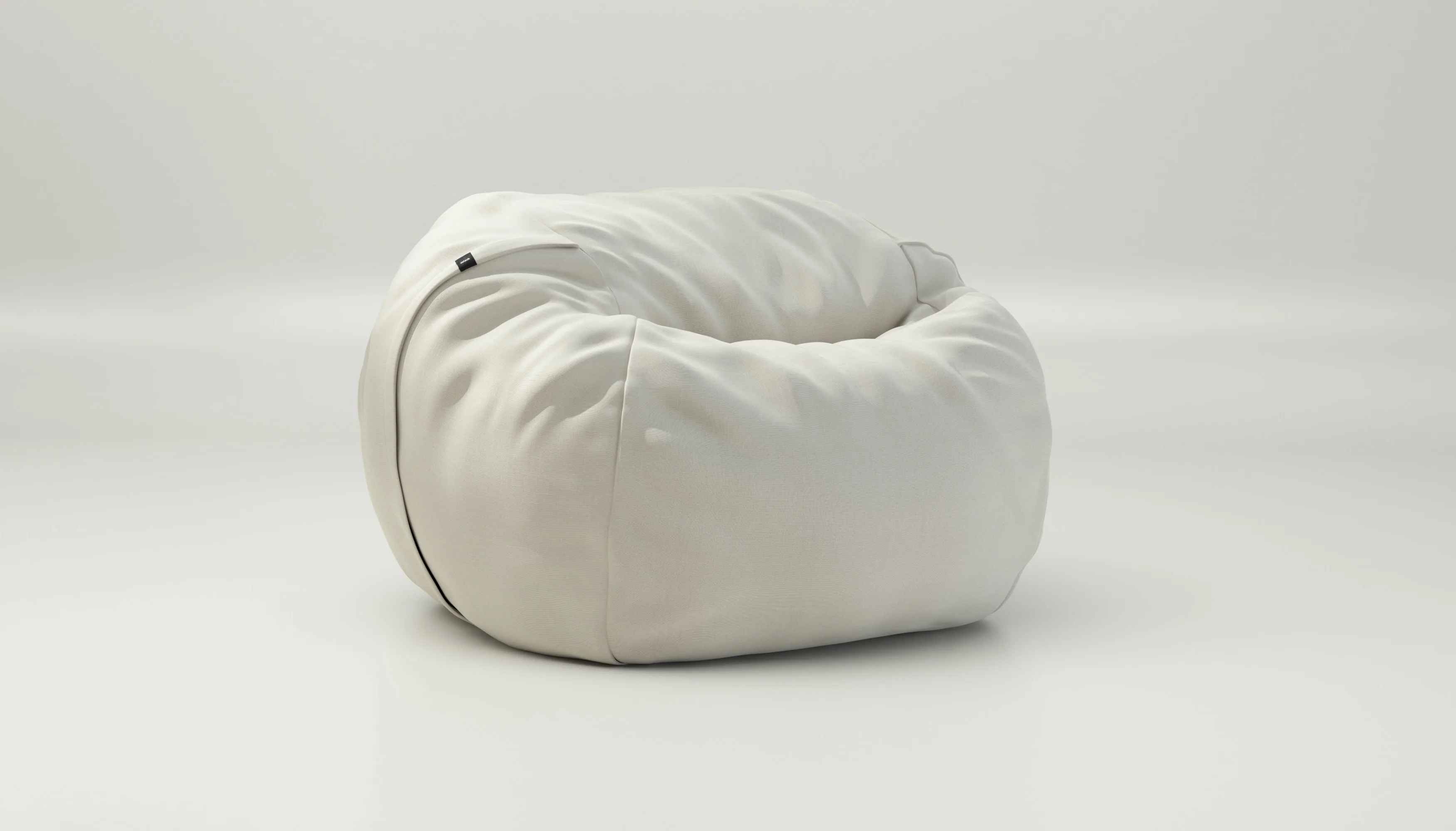 vetsak | Cover Sitzsack Medium - Pique - Creme