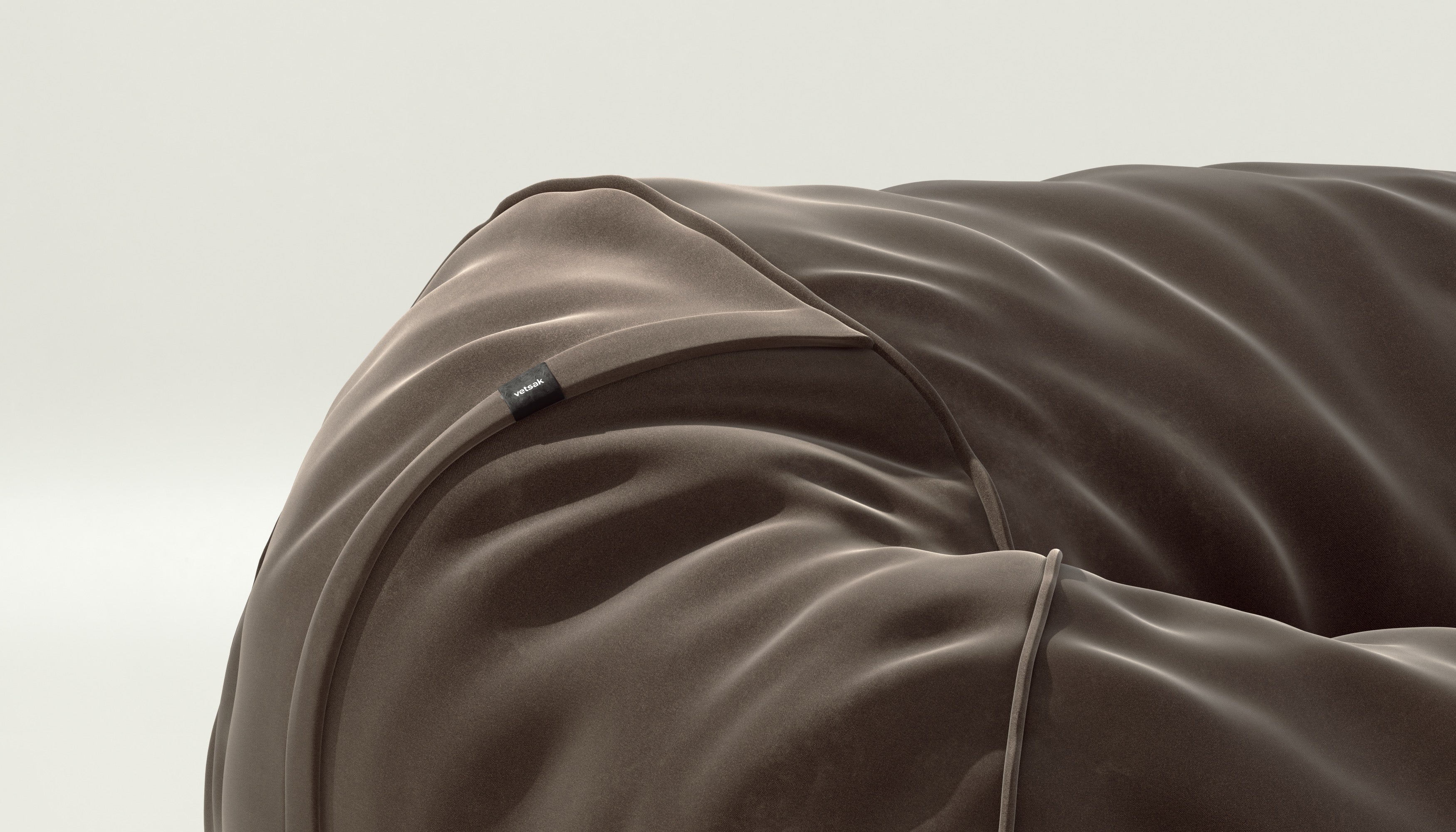 vetsak | Cover Sitzsack Medium - Suave - Espresso - Image 3
