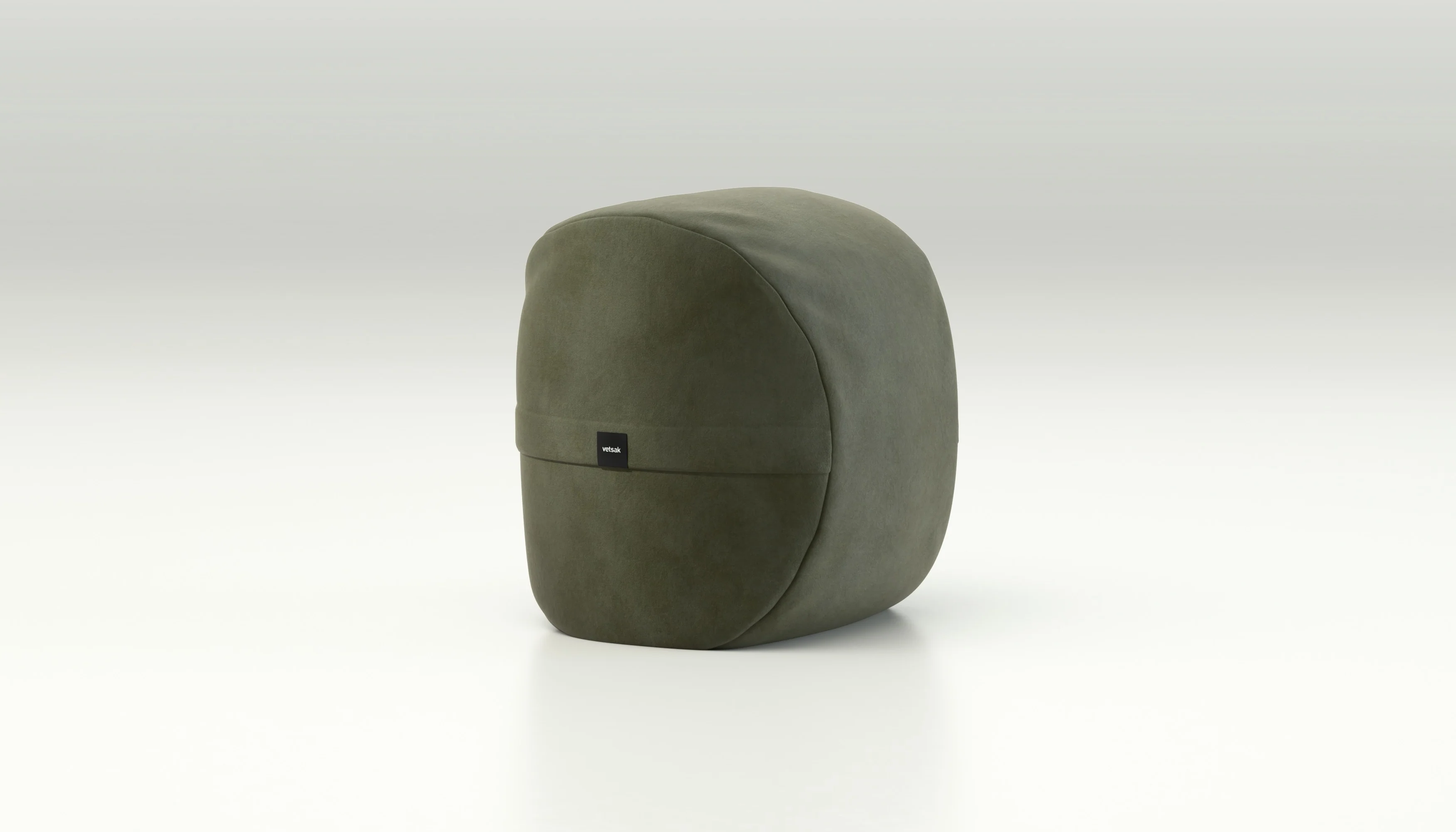 vetsak | Footsak - Leather - Olive - Image 2