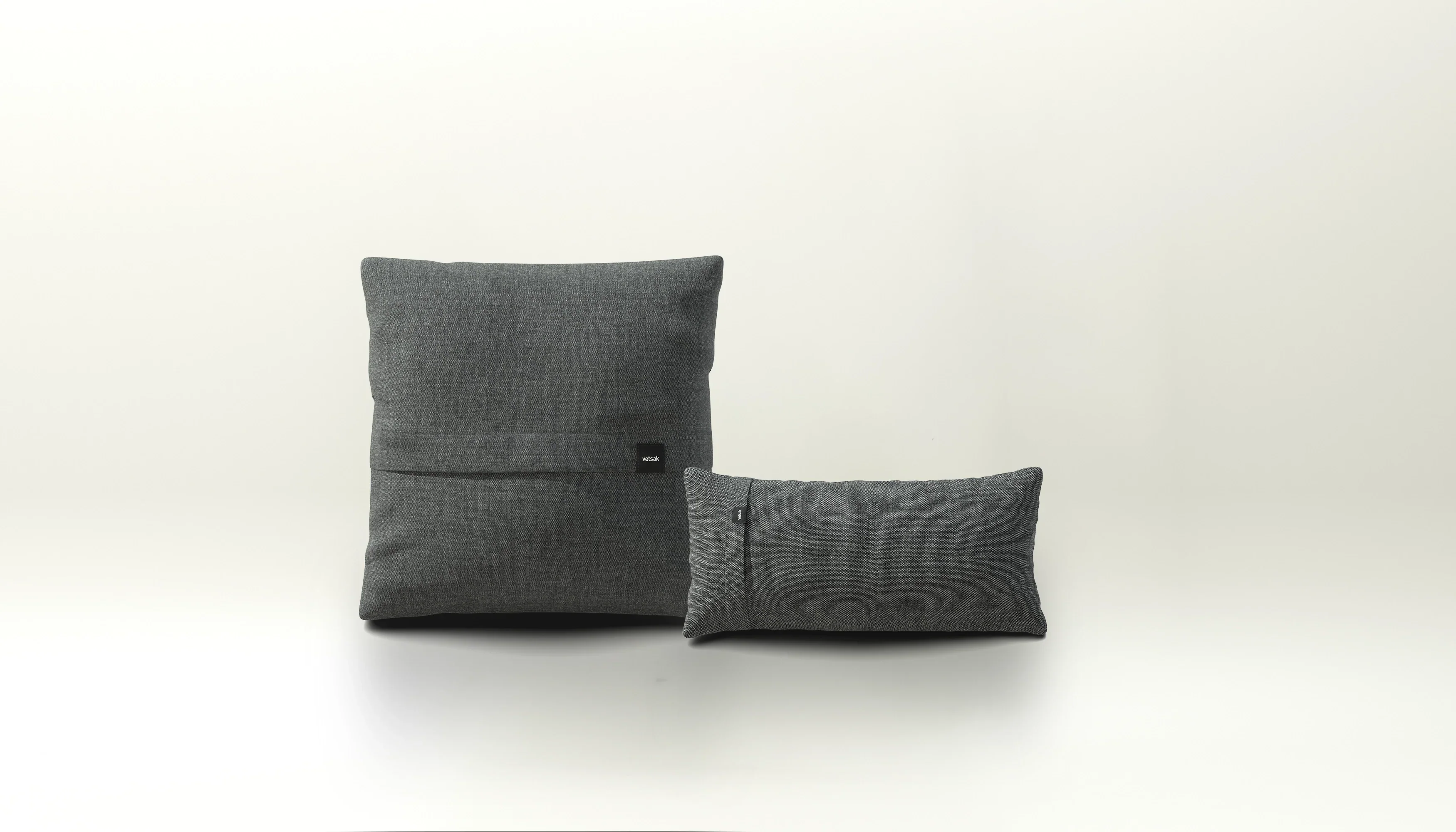 Pillow Set 1 - Pique - Dark Grey