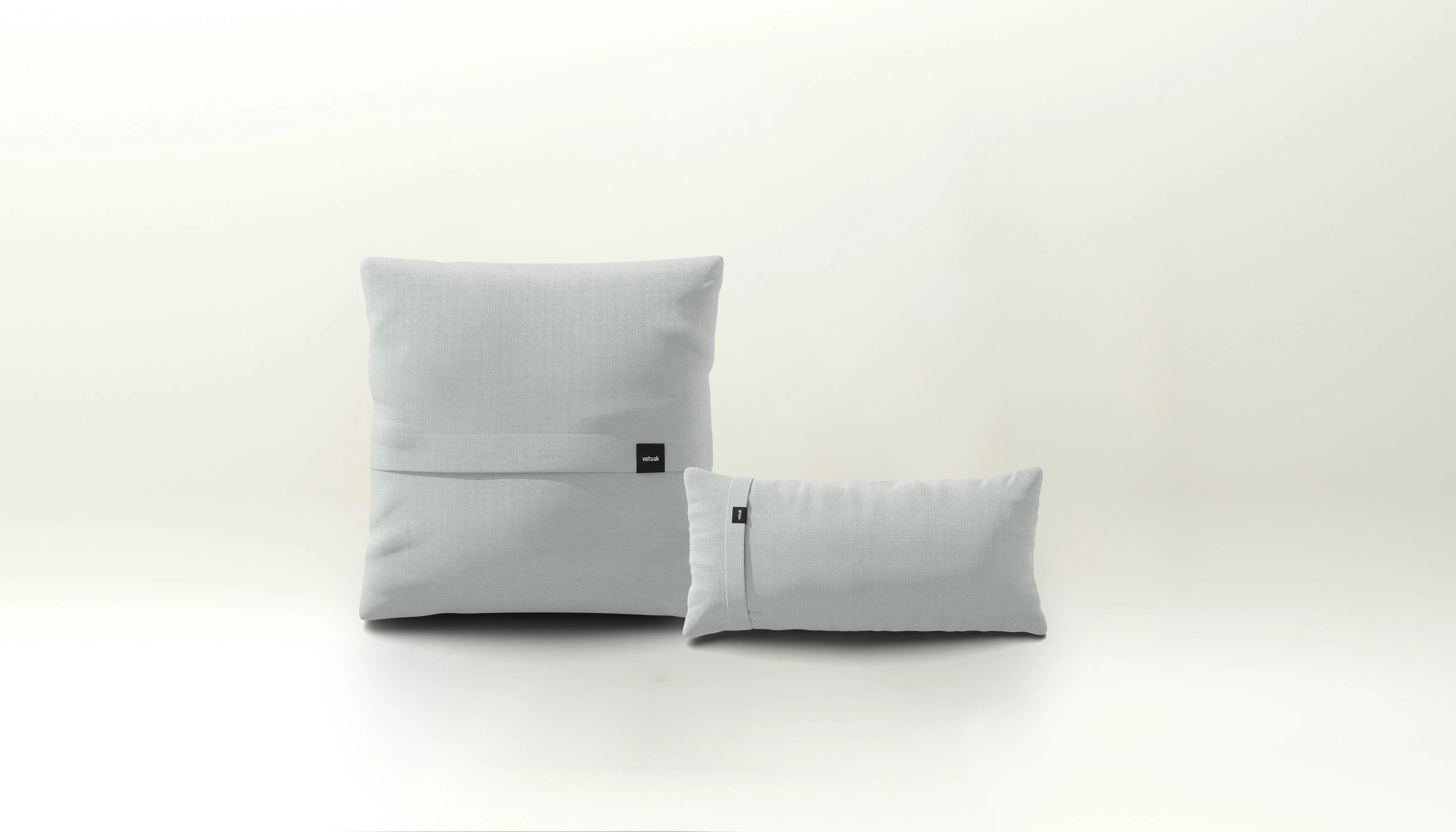 Pillow Set 1 - Pique - Light Grey