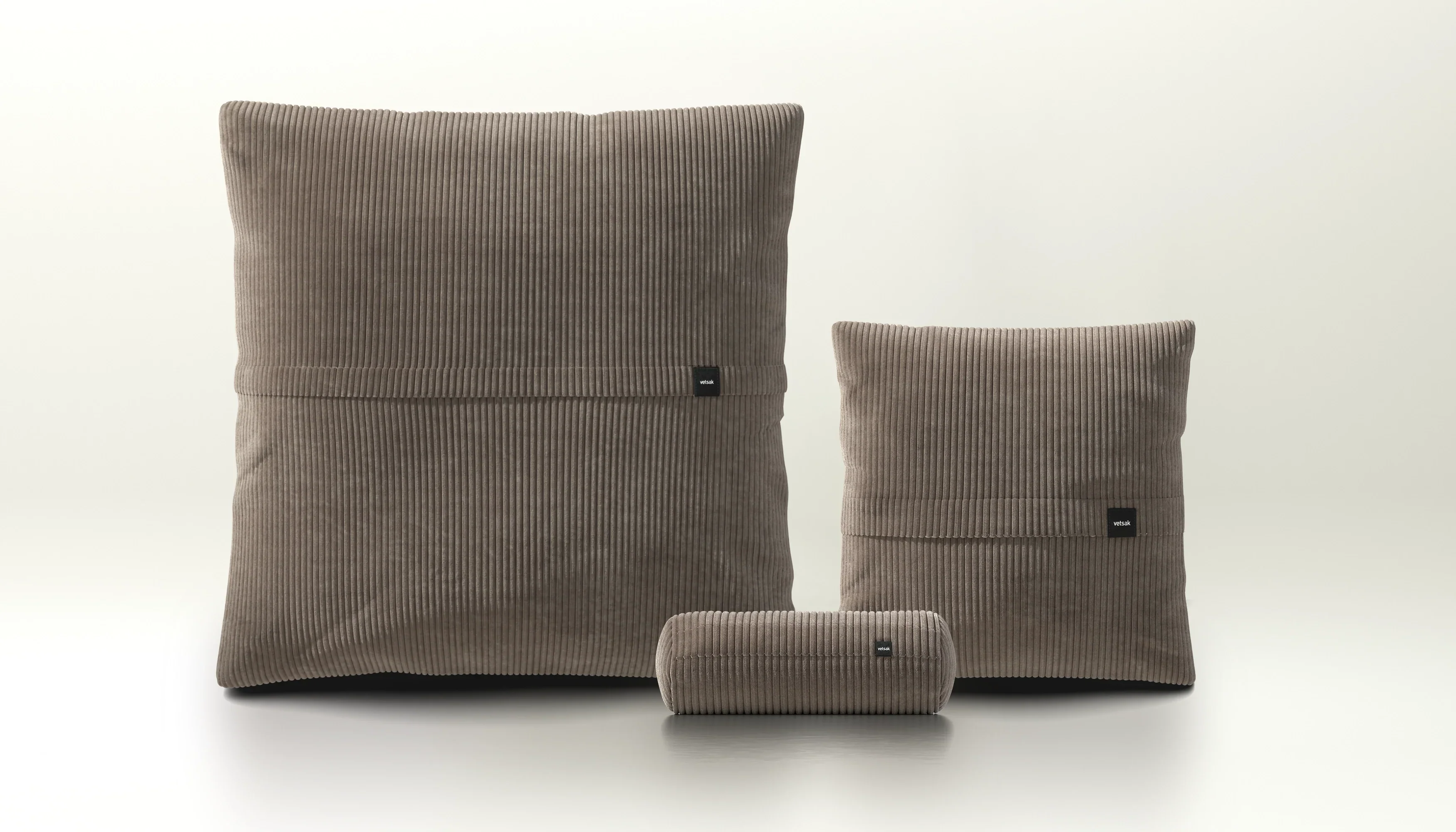 Pillow Set 2 - Cord Velour - Mocha