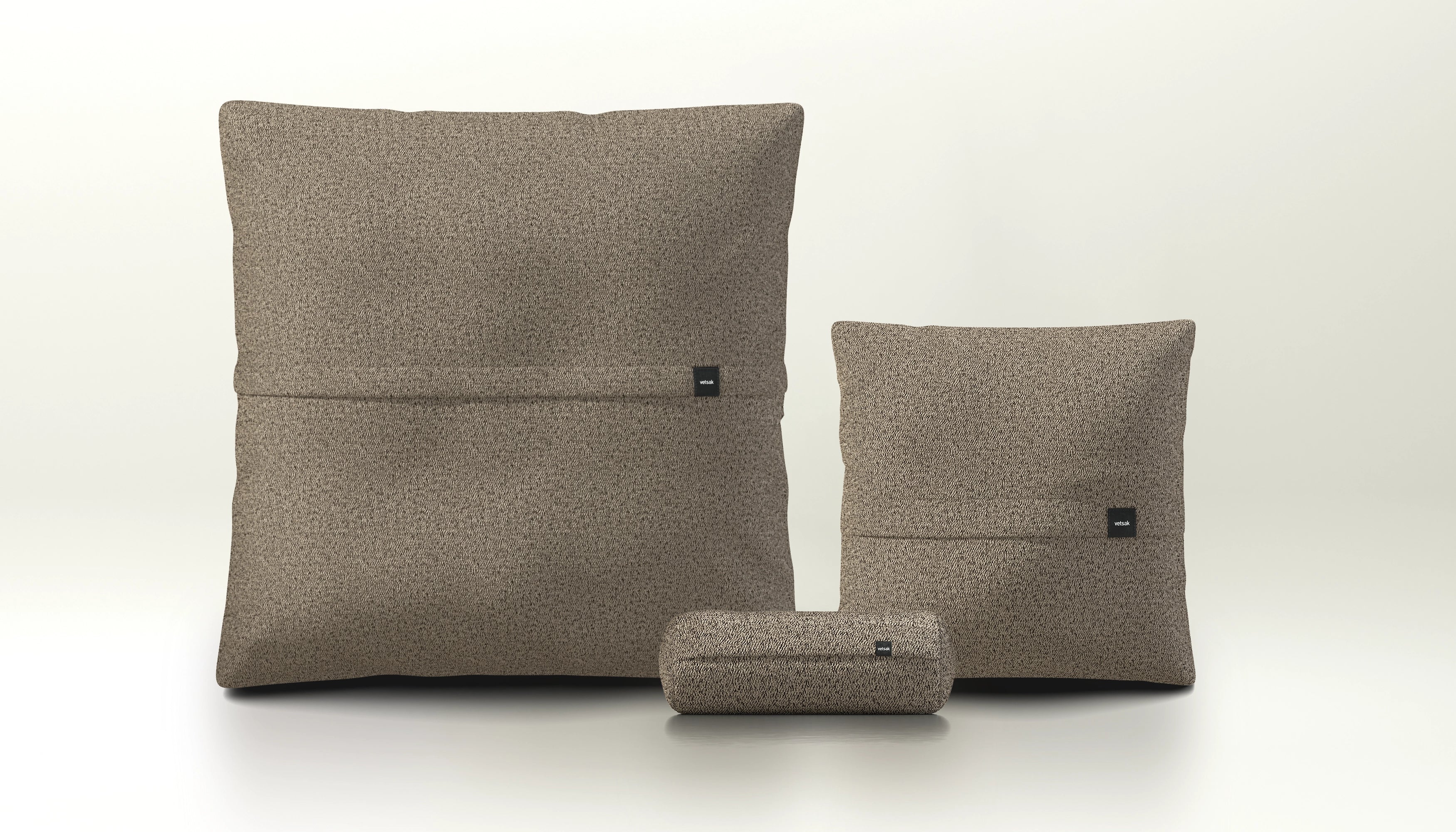 Pillow Set 2 - Loop Loop - Taupe