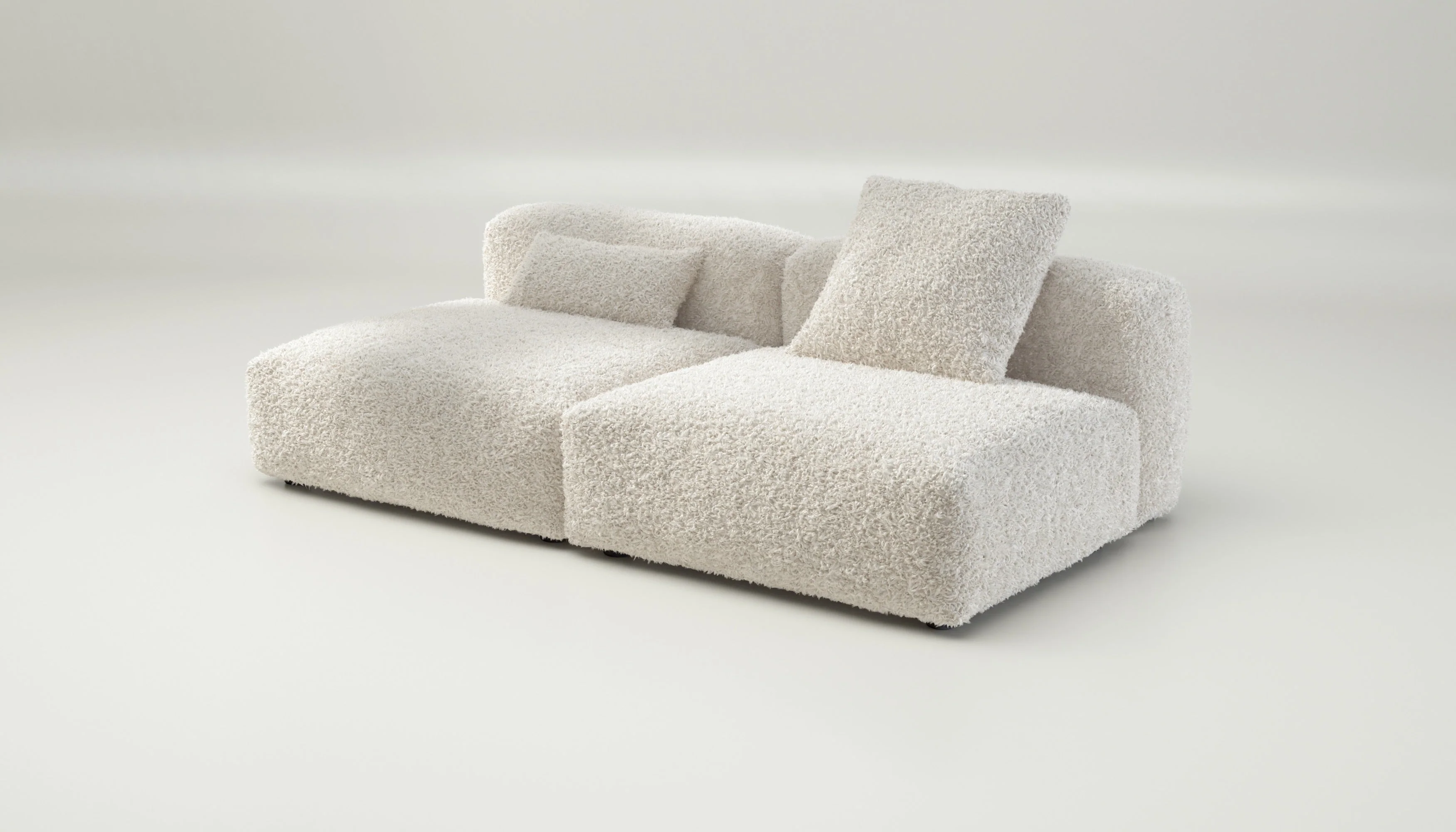 vetsak | Sofa Set 01 Large - Doodle - Creme | Modulares Sofa | 3.5 Sitzer - Image 3