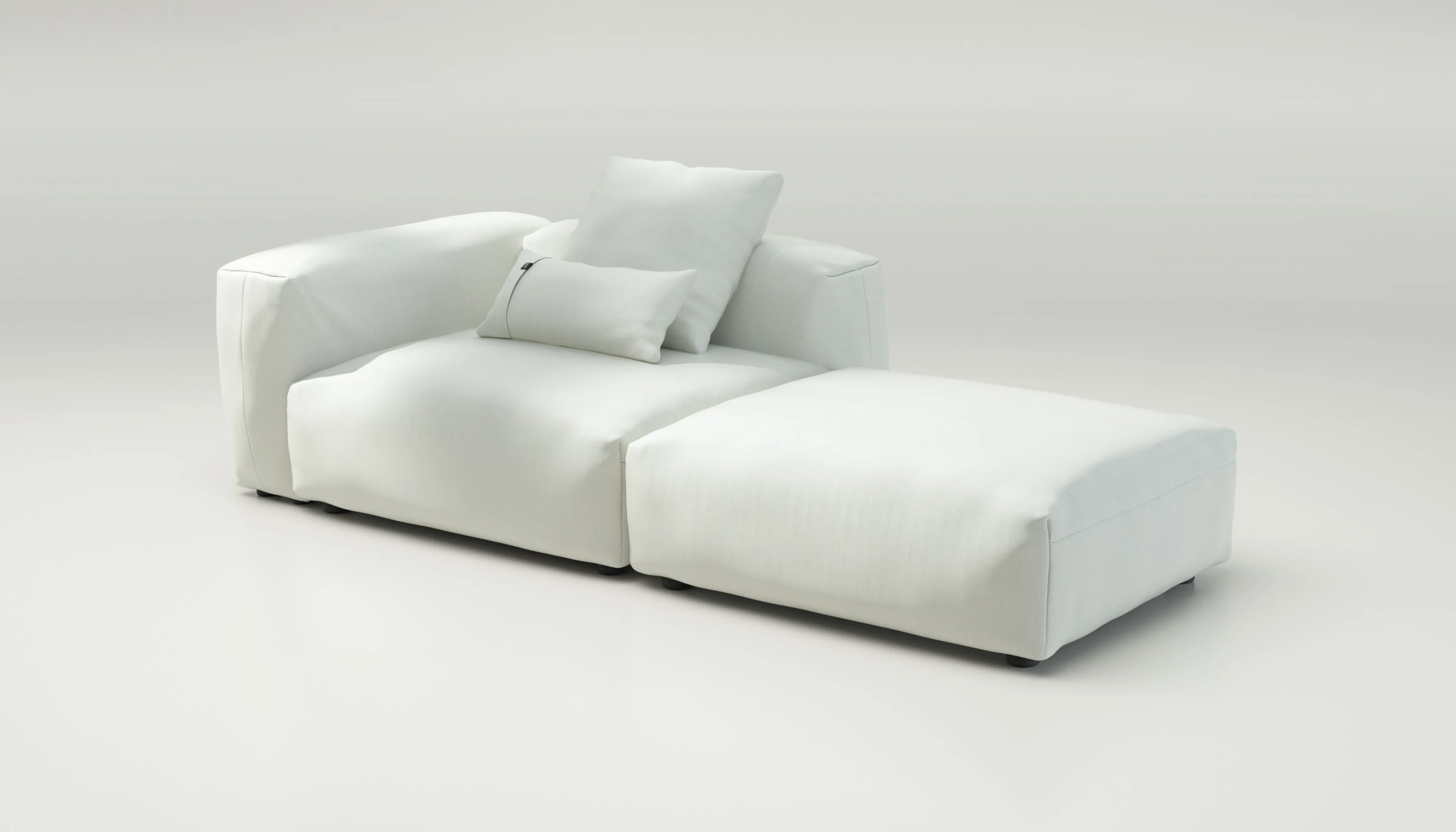vetsak | Sofa Set 01 Large - Herringbone - Creme | Modulares Sofa | 3.5 Sitzer - Image 4