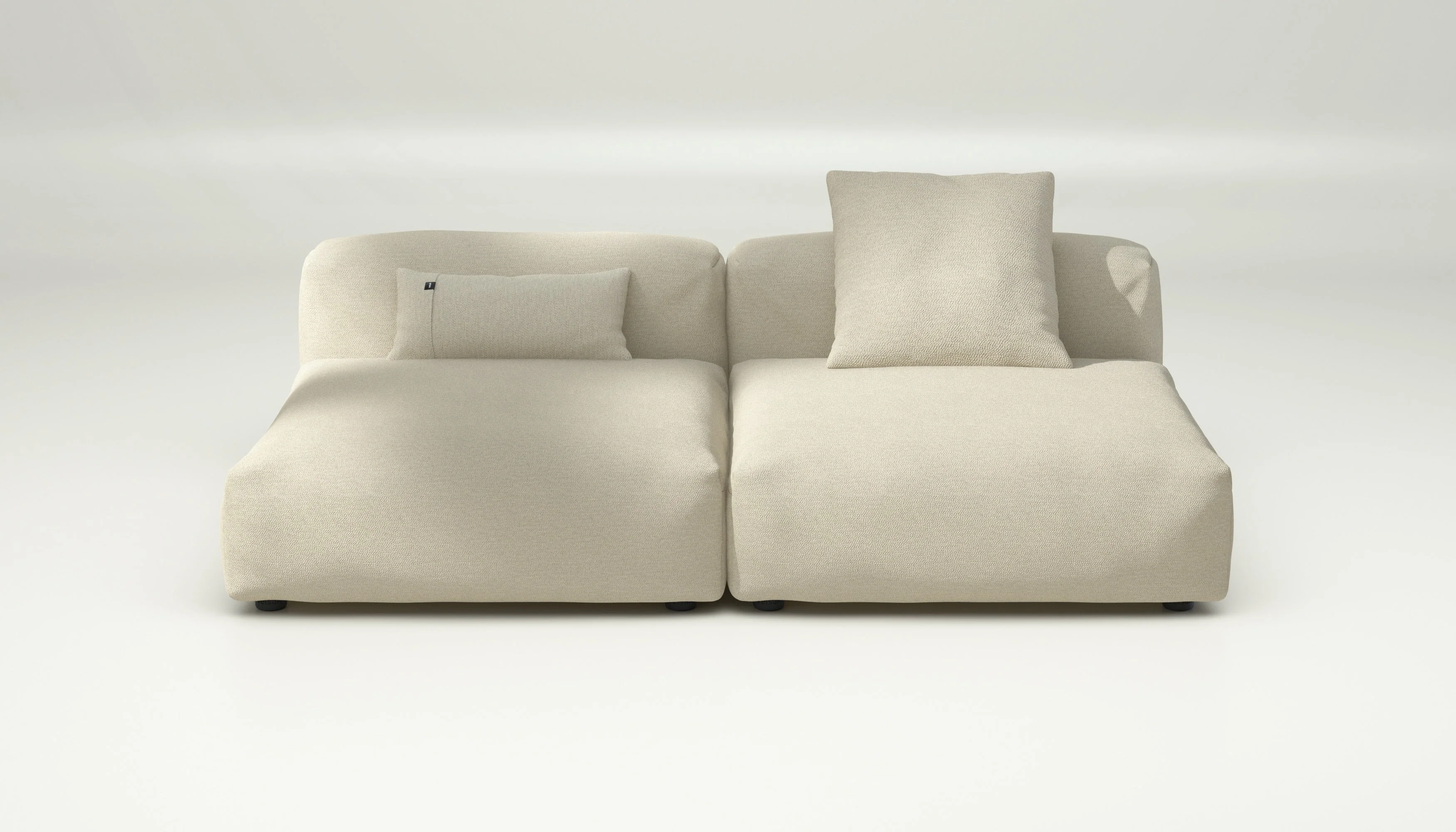 vetsak | Sofa Set 01 Large - Loop Loop - Duna | Modulares Sofa | 3.5 Sitzer