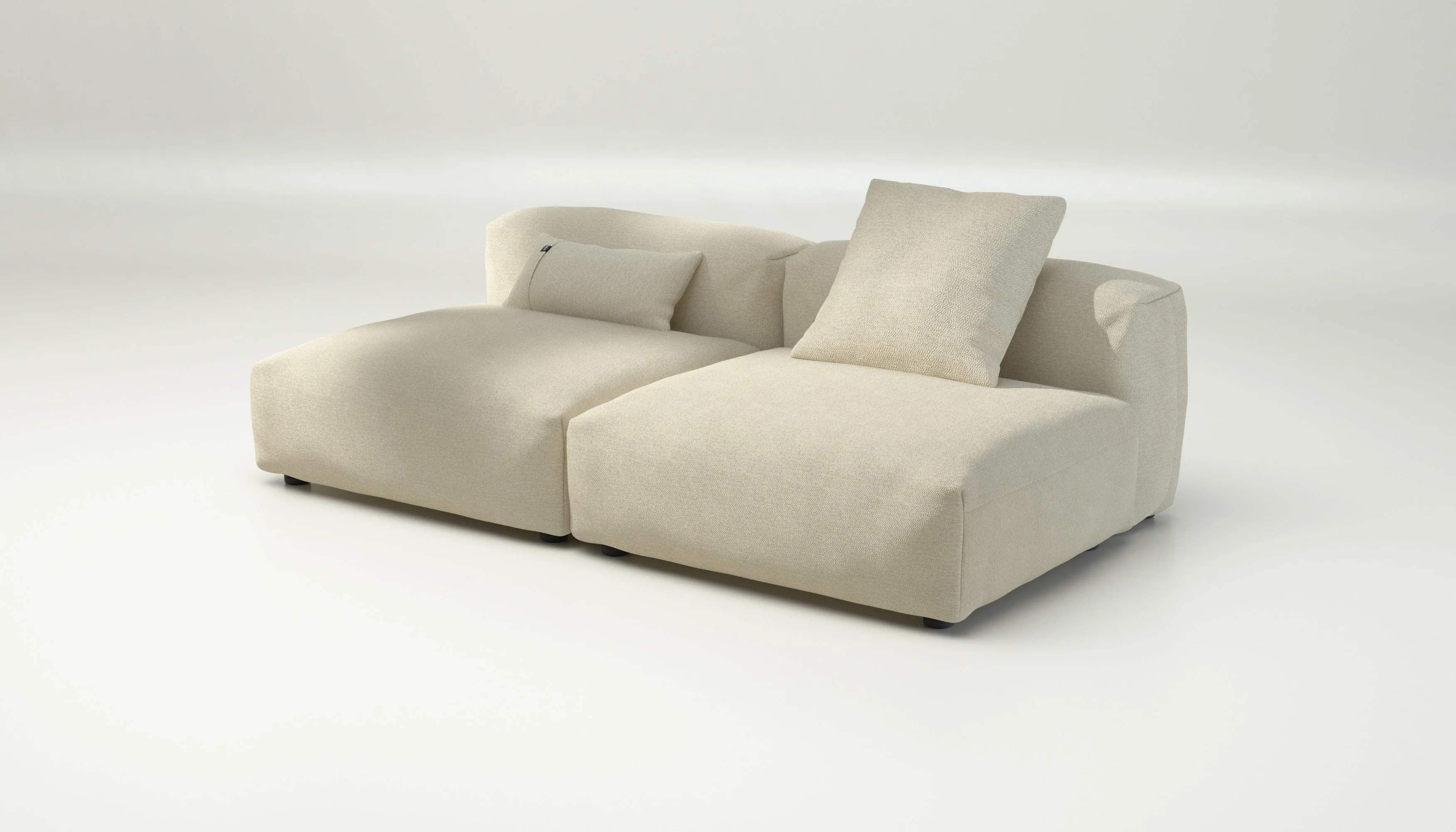 vetsak | Sofa Set 01 Large - Loop Loop - Duna | Modulares Sofa | 3.5 Sitzer - Image 3