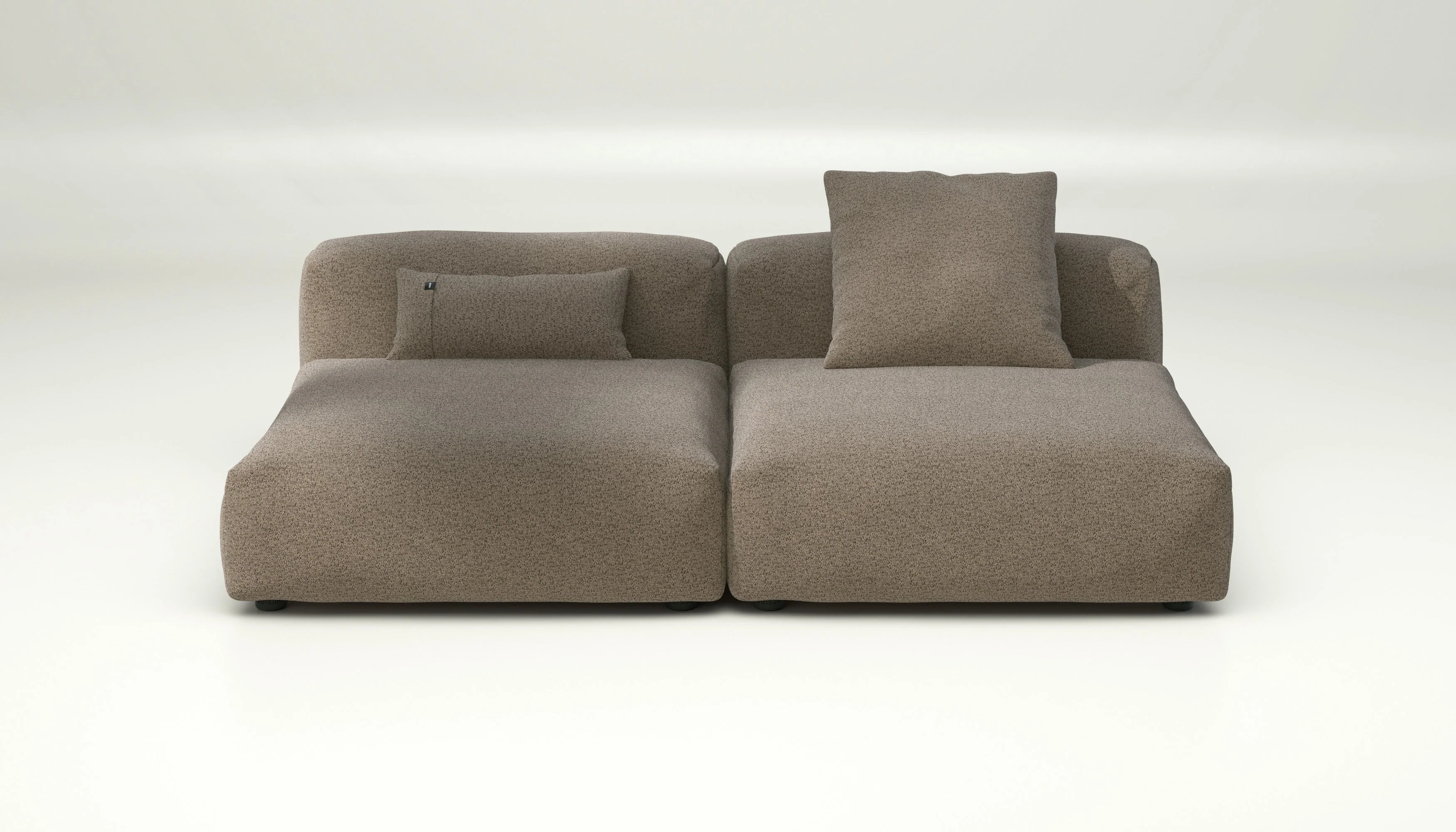 vetsak | Sofa Set 01 Large - Loop Loop - Taupe | Modulares Sofa | 3.5 Sitzer
