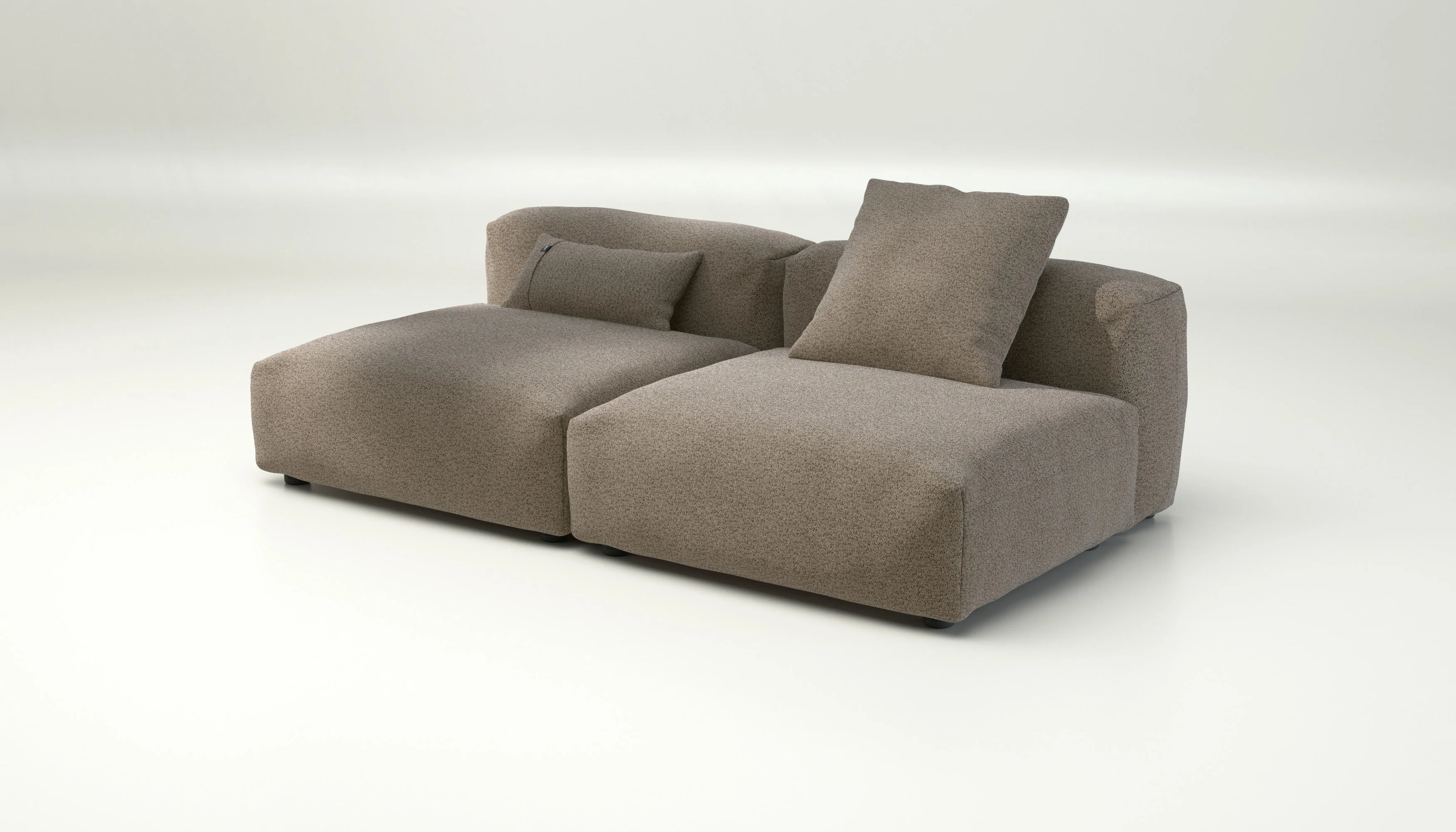 vetsak | Sofa Set 01 Large - Loop Loop - Taupe | Modulares Sofa | 3.5 Sitzer - Image 3