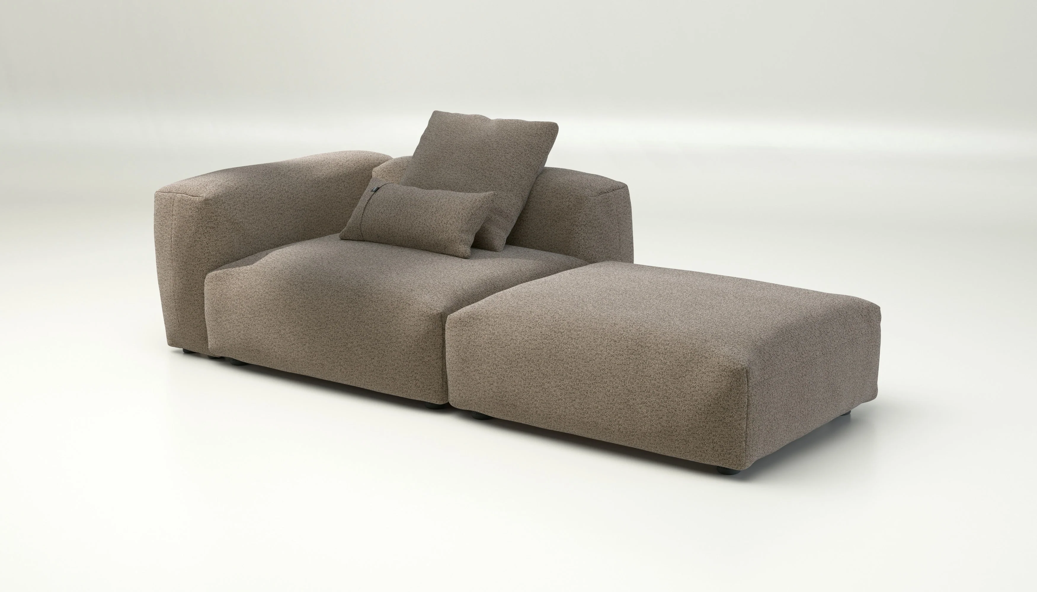 vetsak | Sofa Set 01 Large - Loop Loop - Taupe | Modulares Sofa | 3.5 Sitzer - Image 4