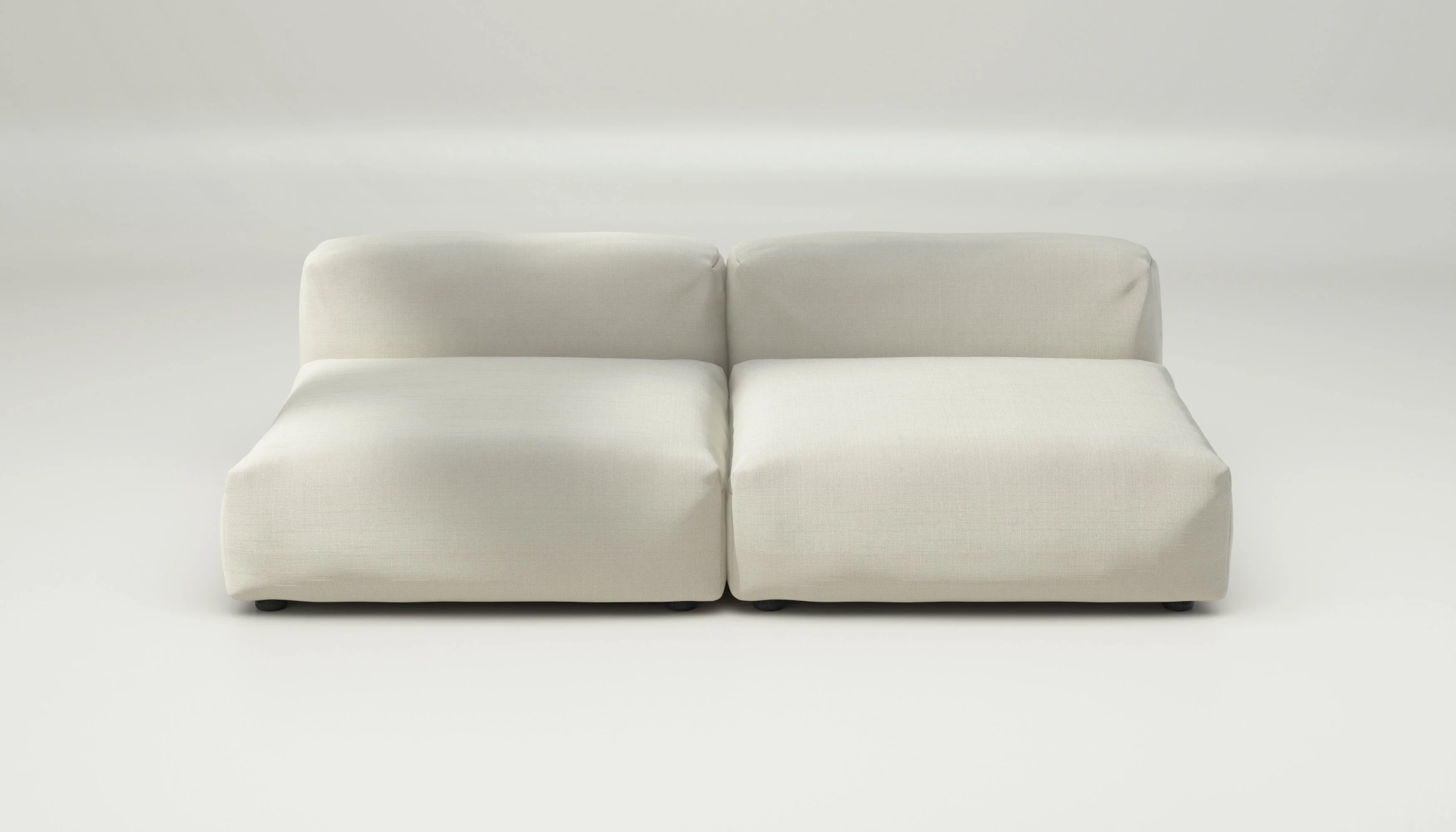 vetsak | Sofa Set 01 Large - Pique - Creme | Modulares Sofa | 3.5 Sitzer - Image 2