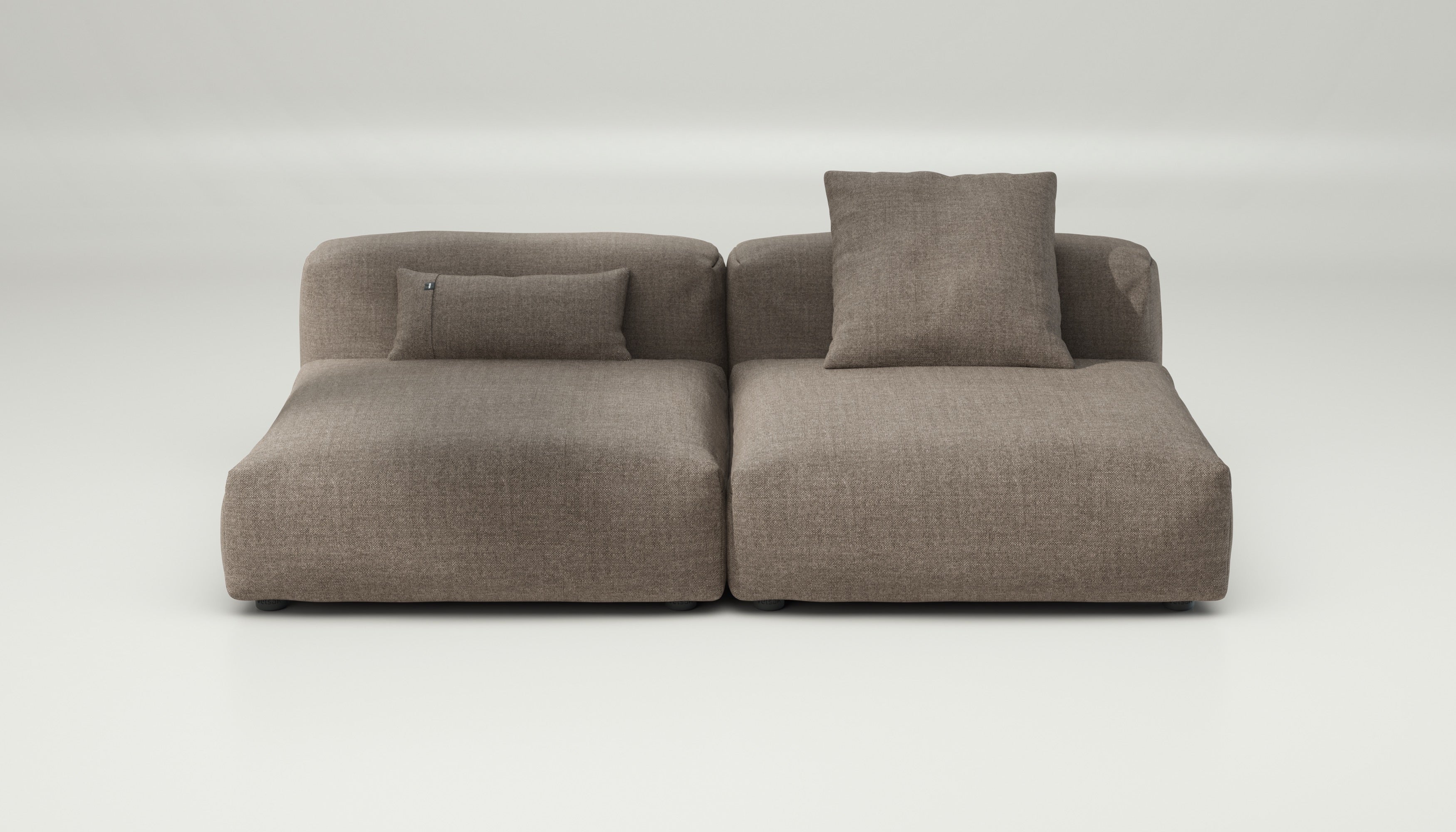 vetsak | Sofa Set 01 Large - Pique - Stone | Modular Sofa | 3.5 Seater