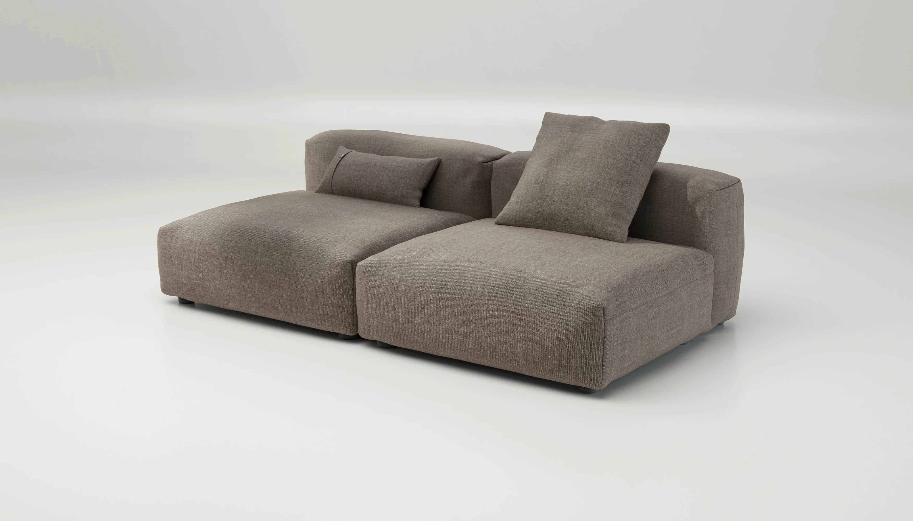 vetsak | Sofa Set 01 Large - Pique - Stone | Modular Sofa | 3.5 Seater - Image 3