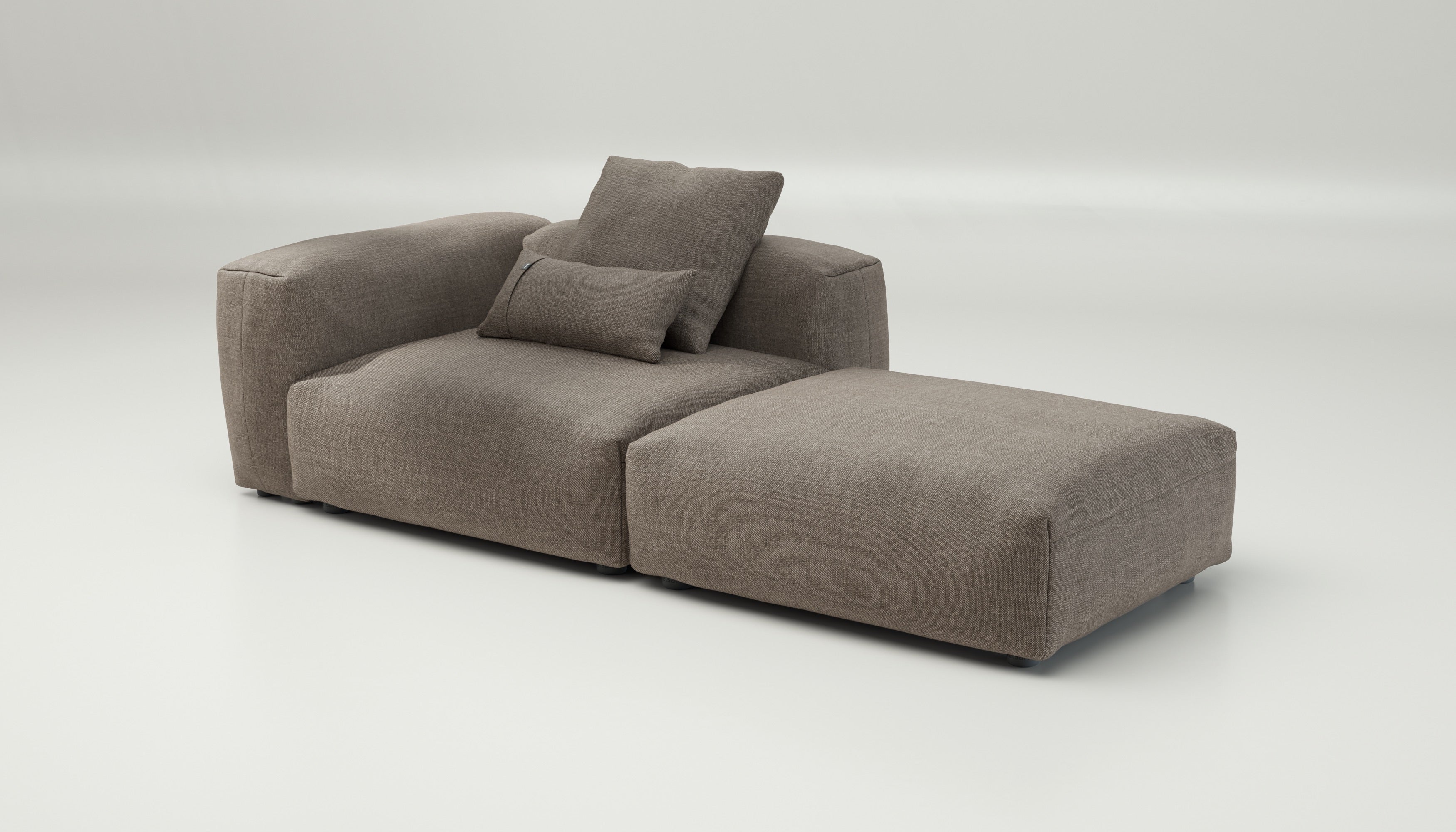 vetsak | Sofa Set 01 Large - Pique - Stone | Modular Sofa | 3.5 Seater - Image 4