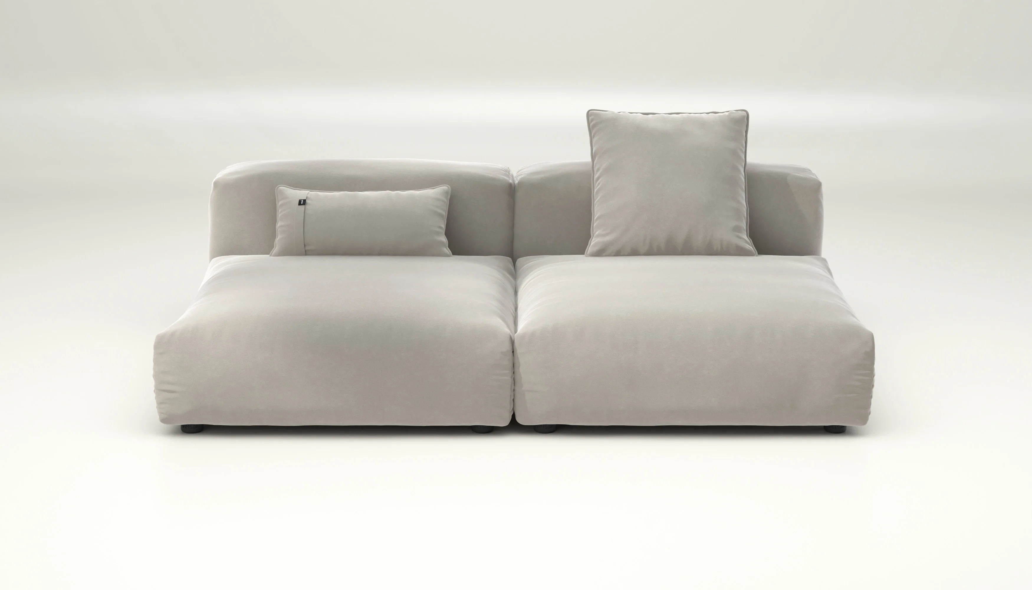 vetsak | Sofa Set 01 Large - Suave - Clay | Modulares Sofa | 3.5 Sitzer
