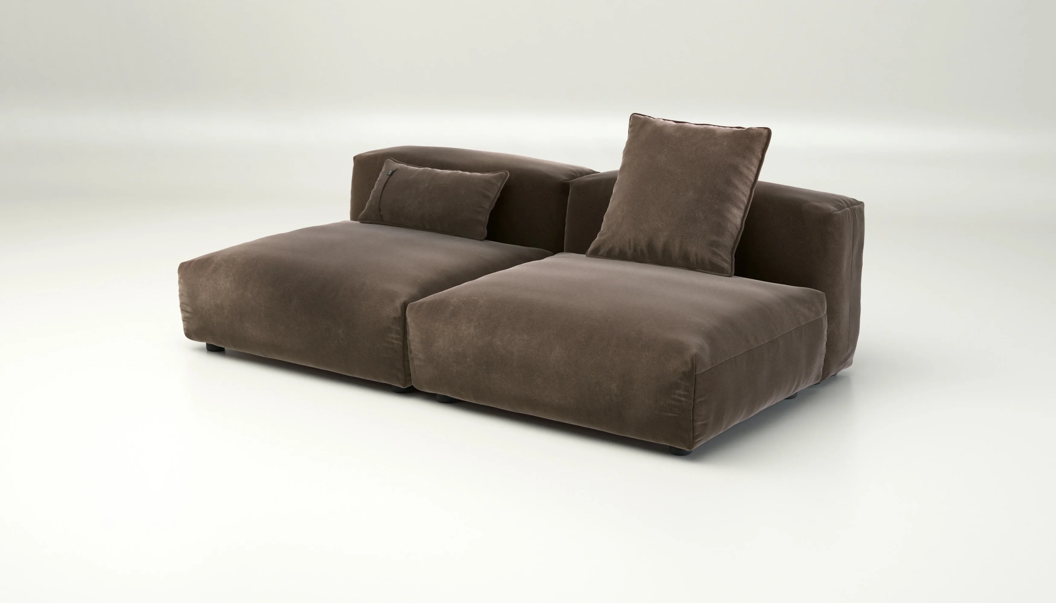 vetsak | Sofa Set 01 Large - Suave - Espresso | Modulares Sofa | 3.5 Sitzer - Image 3