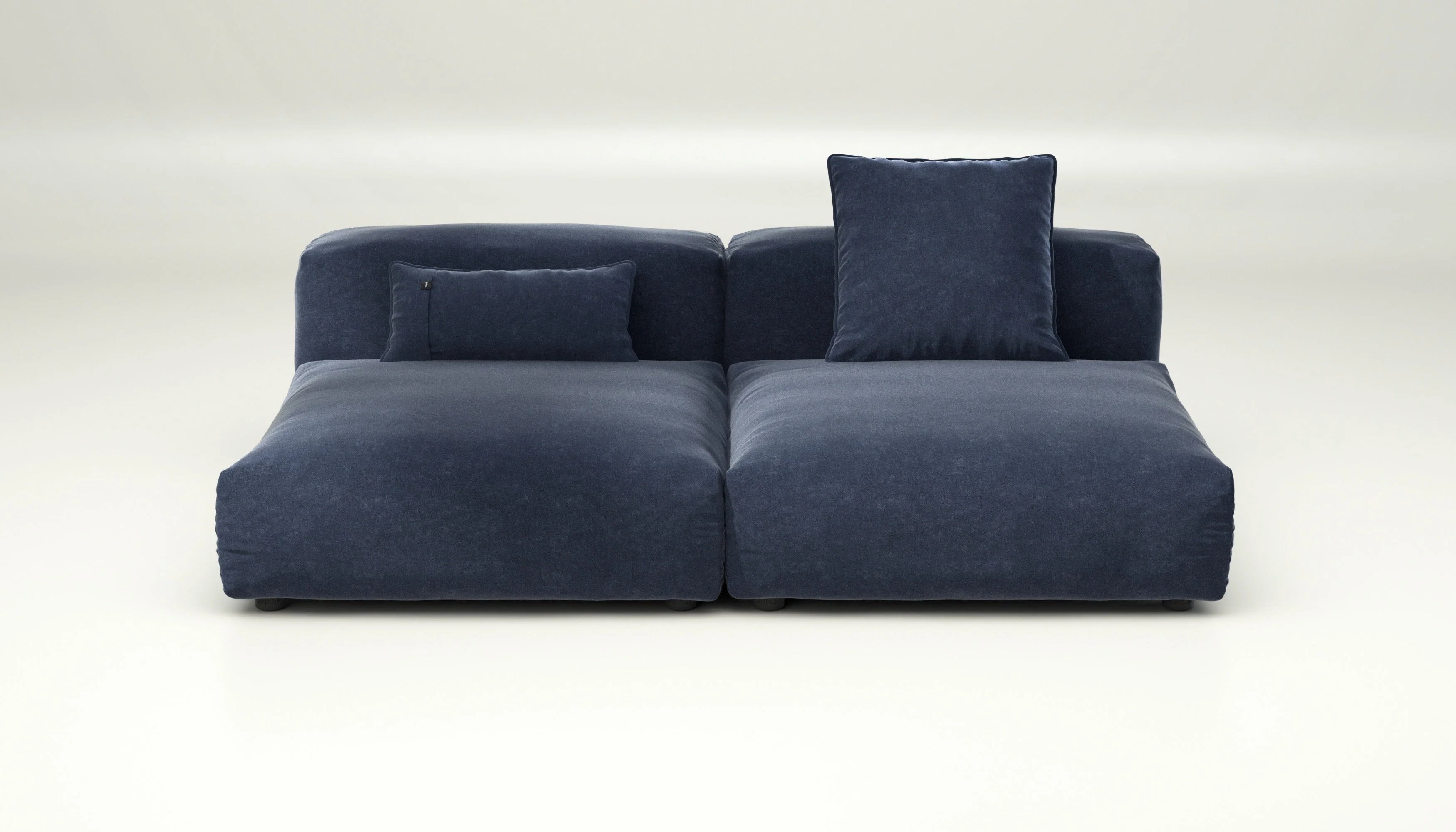 vetsak | Sofa Set 01 Large - Suave - Navy | Modulares Sofa | 3.5 Sitzer