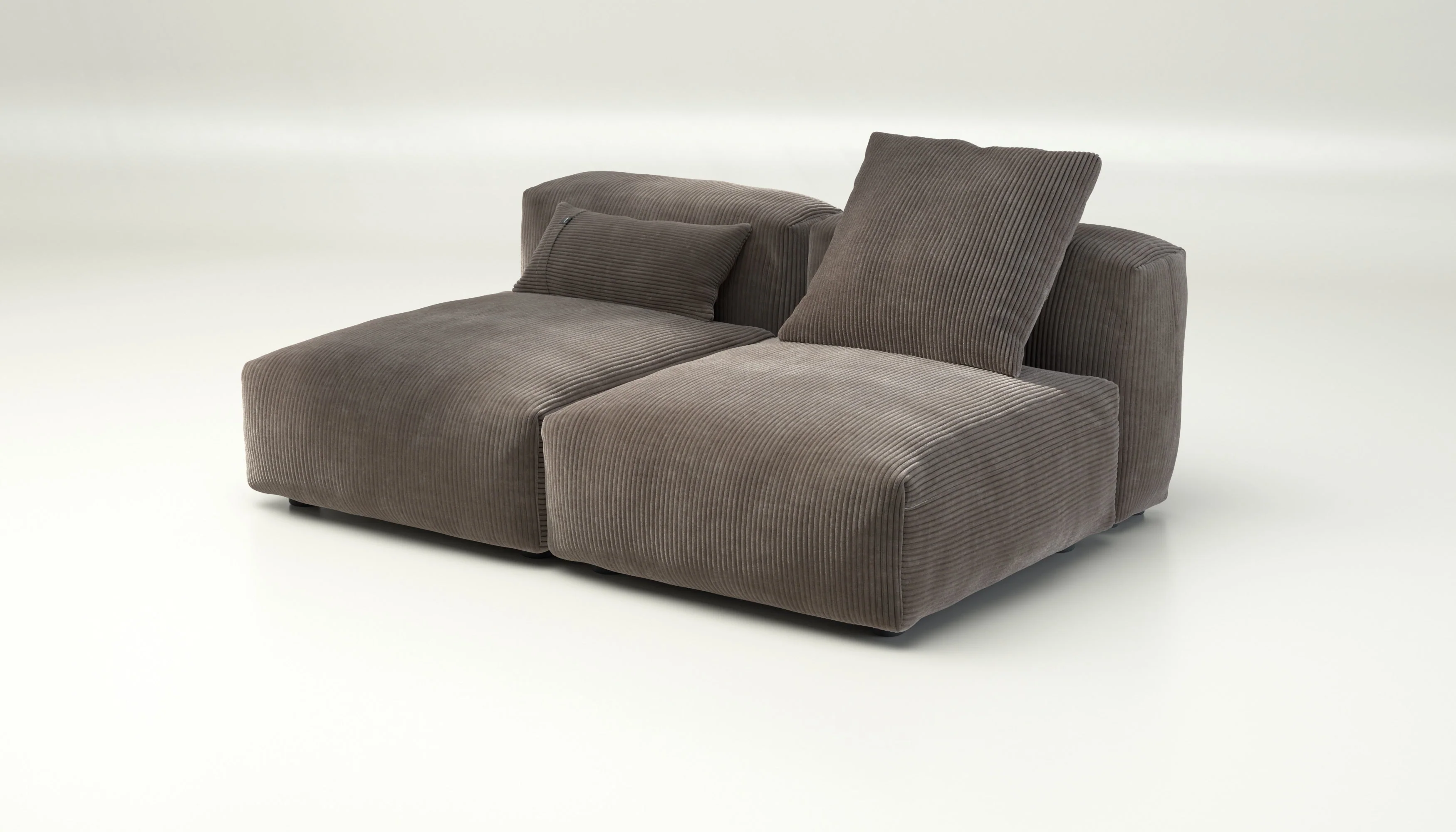 vetsak | Sofa Set 01 Medium - Cord Velour - Mocha | Modulares Sofa | 2.5 Sitzer - Image 3