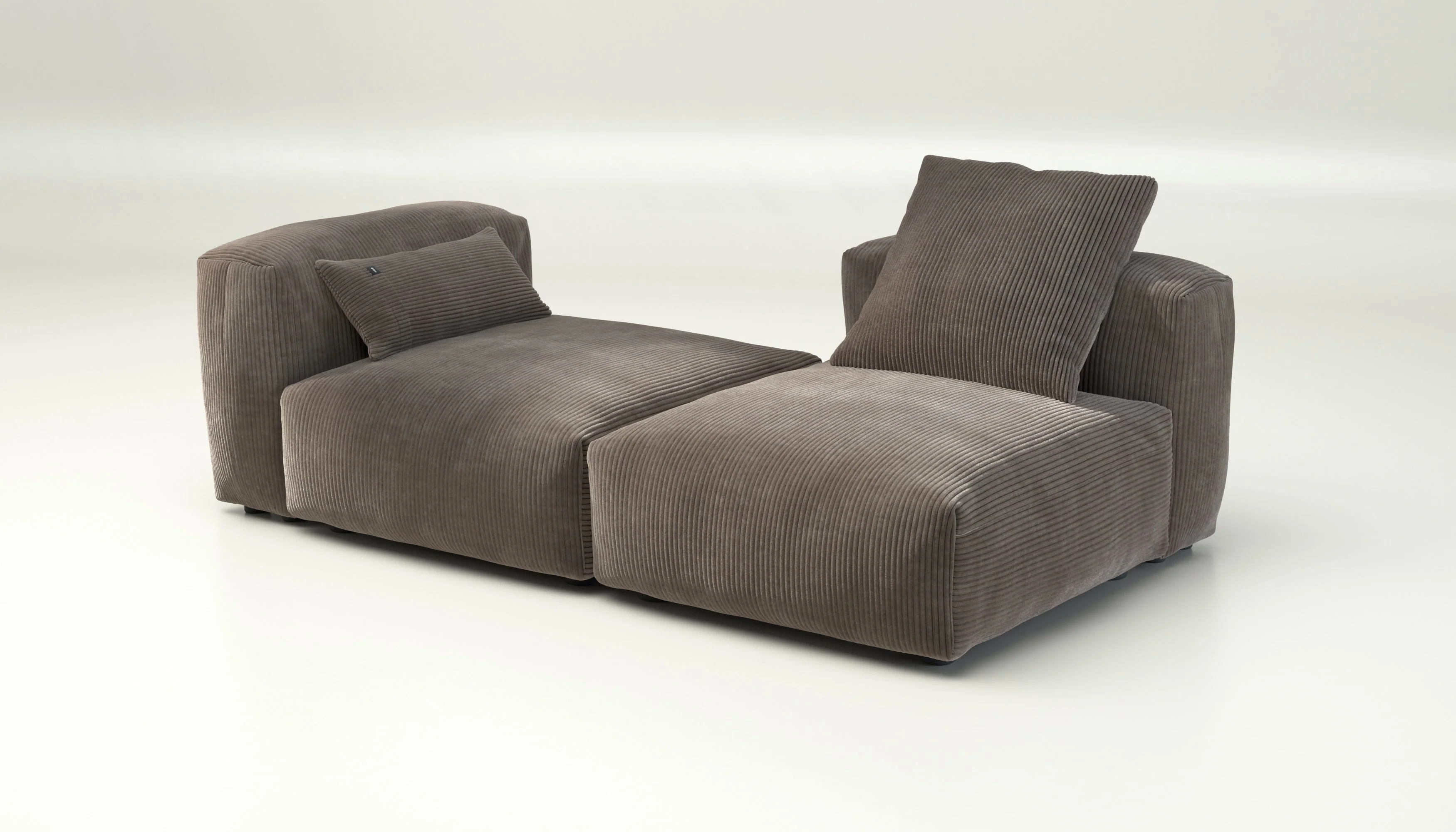 vetsak | Sofa Set 01 Medium - Cord Velour - Mocha | Modulares Sofa | 2.5 Sitzer - Image 4