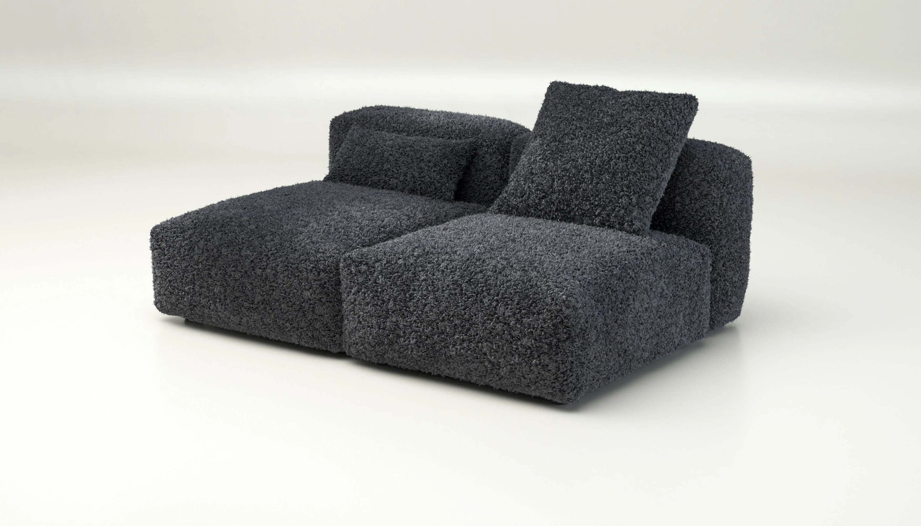 vetsak | Sofa Set 01 Medium - Doodle - Dark Grey | Modulares Sofa | 2.5 Sitzer - Image 3