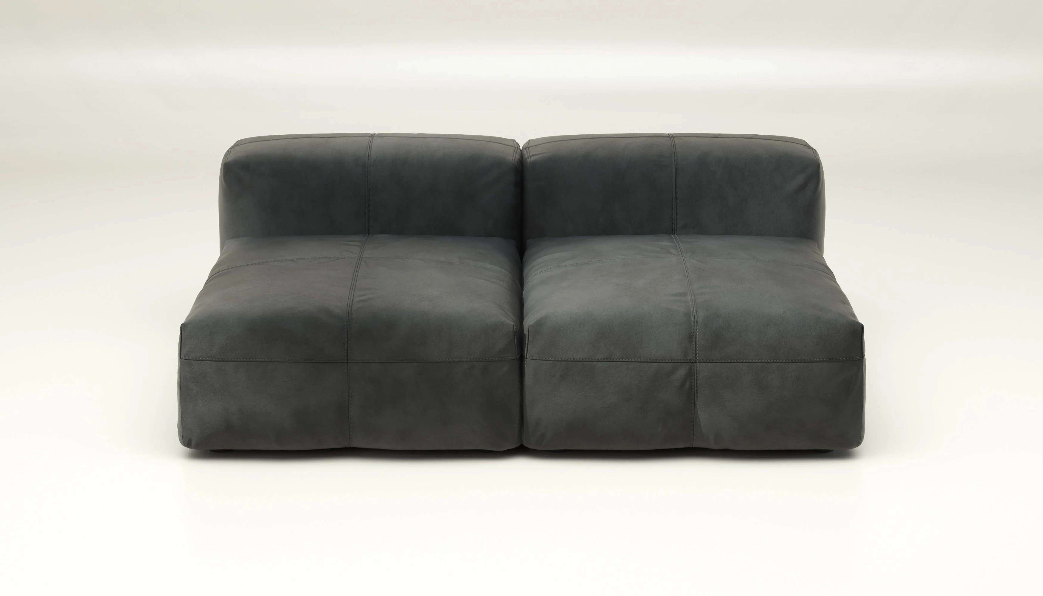 vetsak | Sofa Set 01 Medium - Leather - Cacao | Modulares Sofa | 2.5 Sitzer - Image 2