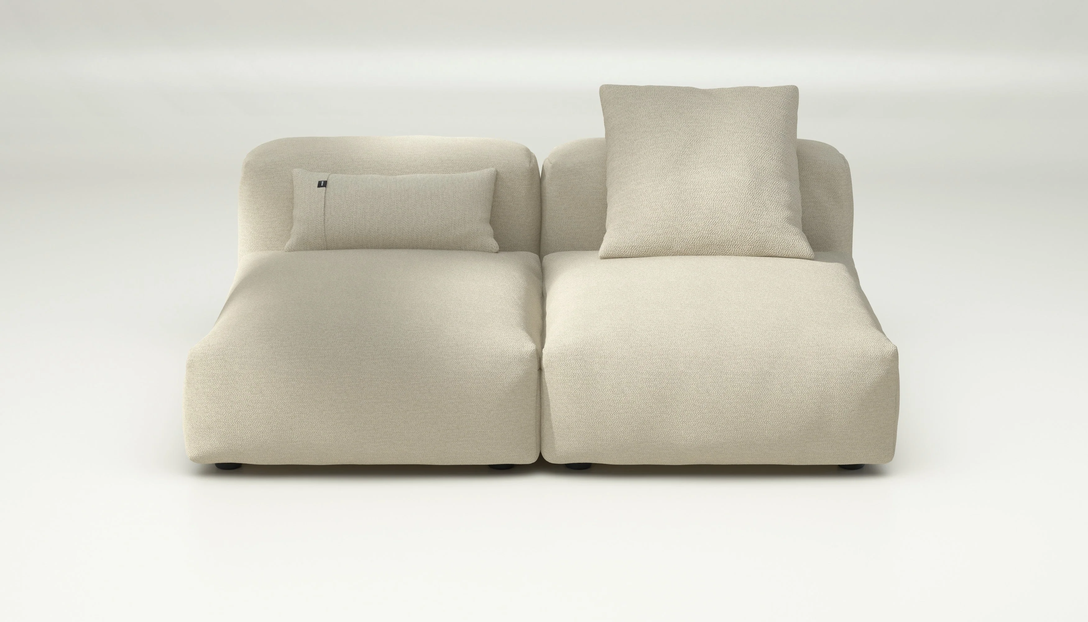vetsak | Sofa Set 01 Medium - Loop Loop - Duna | Modulares Sofa | 2.5 Sitzer