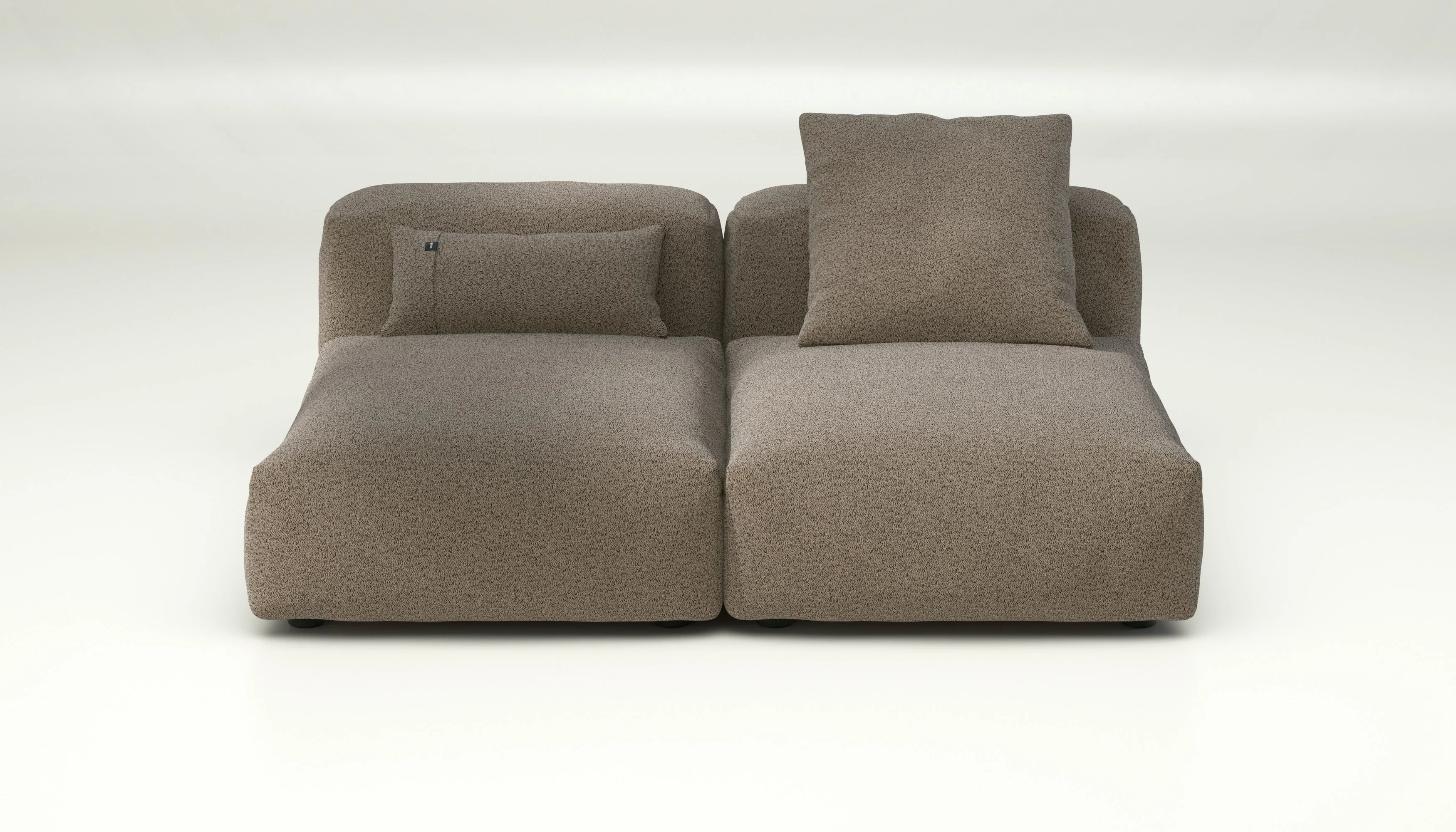 vetsak | Sofa Set 01 Medium - Loop Loop - Taupe | Modulares Sofa | 2.5 Sitzer