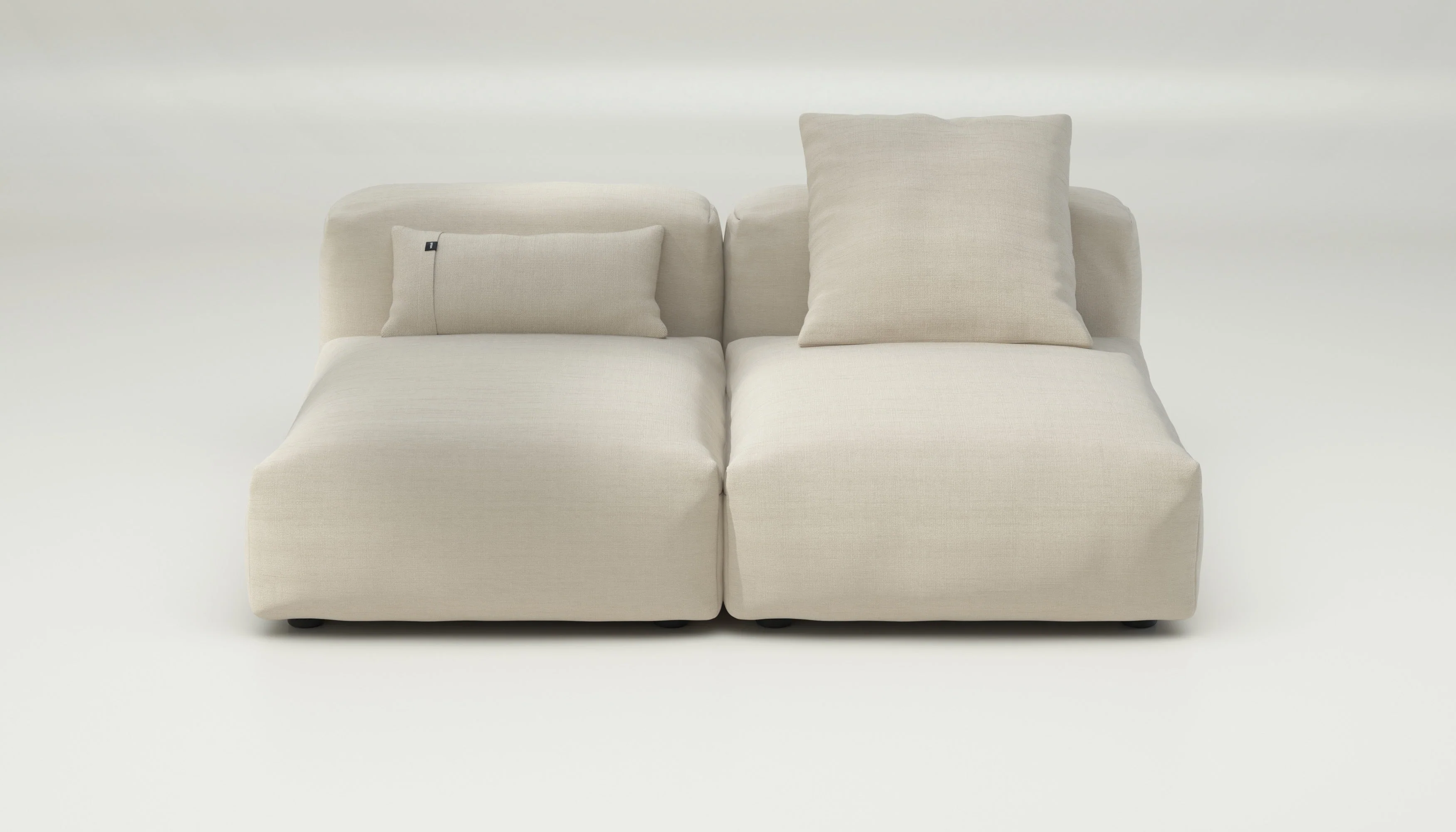 vetsak | Sofa Set 01 Medium - Pique - Beige | Modular Sofa | 2.5 Seater