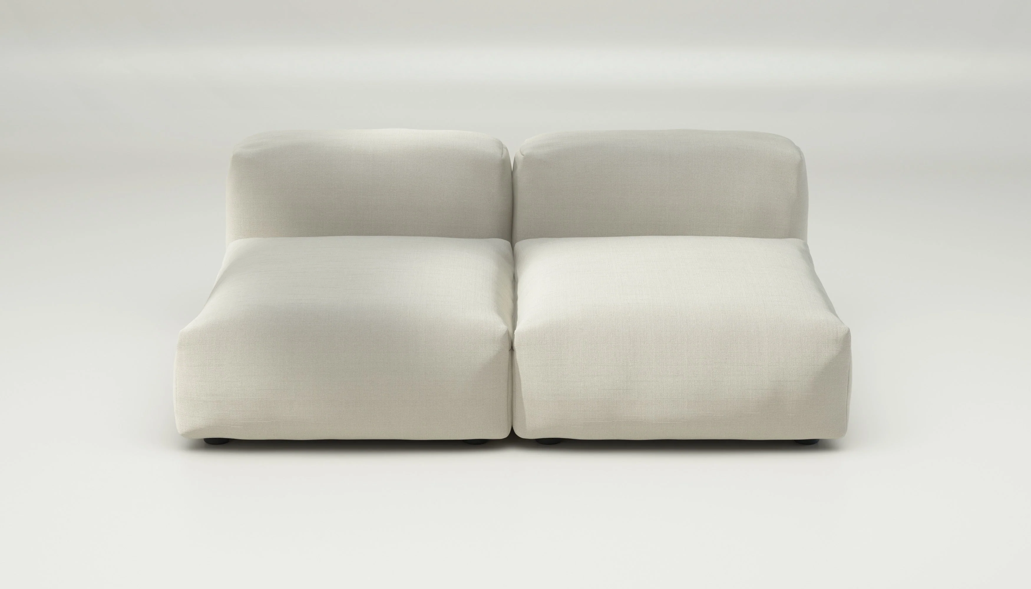 vetsak | Sofa Set 01 Medium - Pique - Creme | Modulares Sofa | 2.5 Sitzer - Image 2