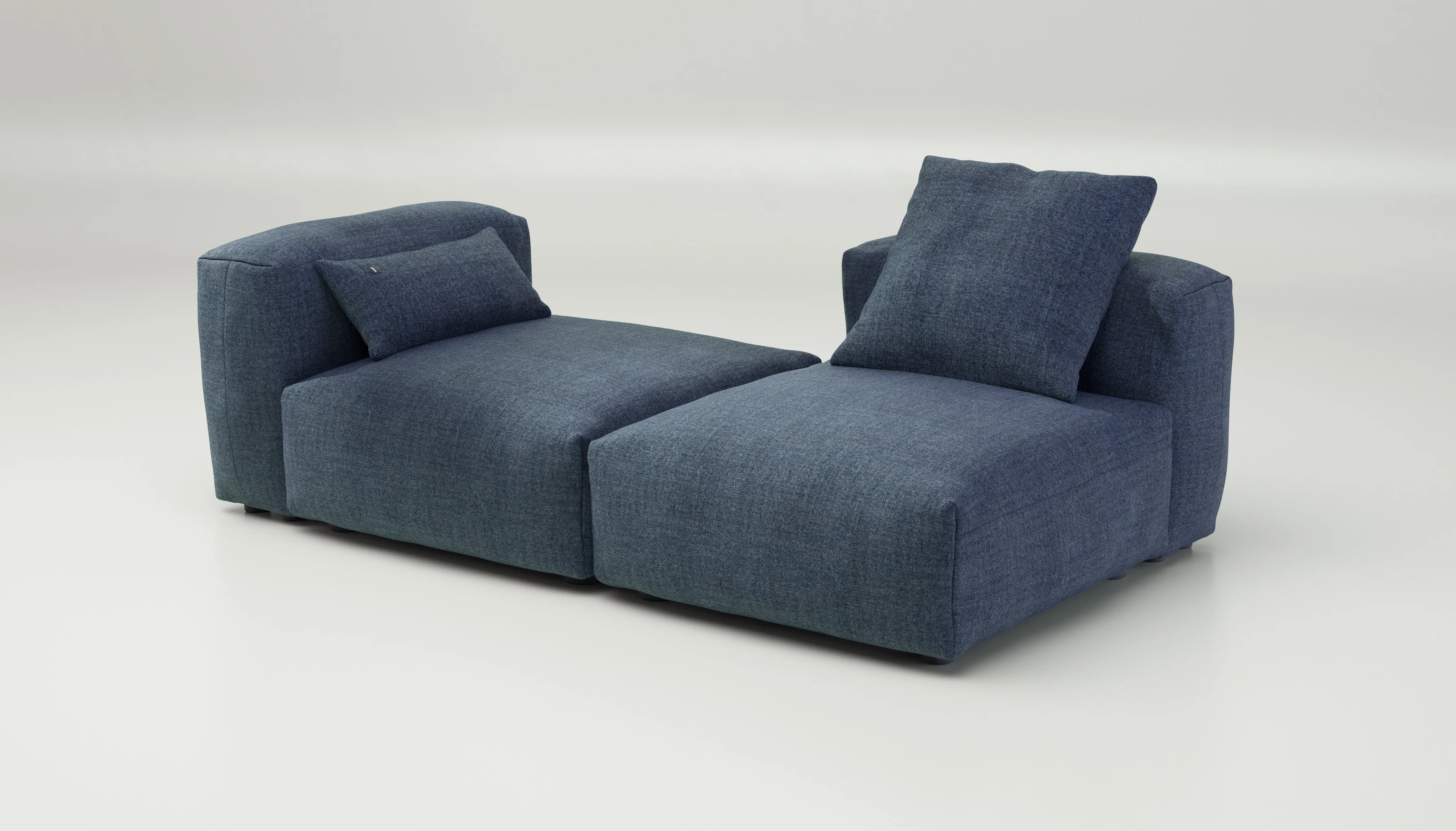 vetsak | Sofa Set 01 Medium - Pique - Dark Blue | Modular Sofa | 2.5 Seater - Image 4