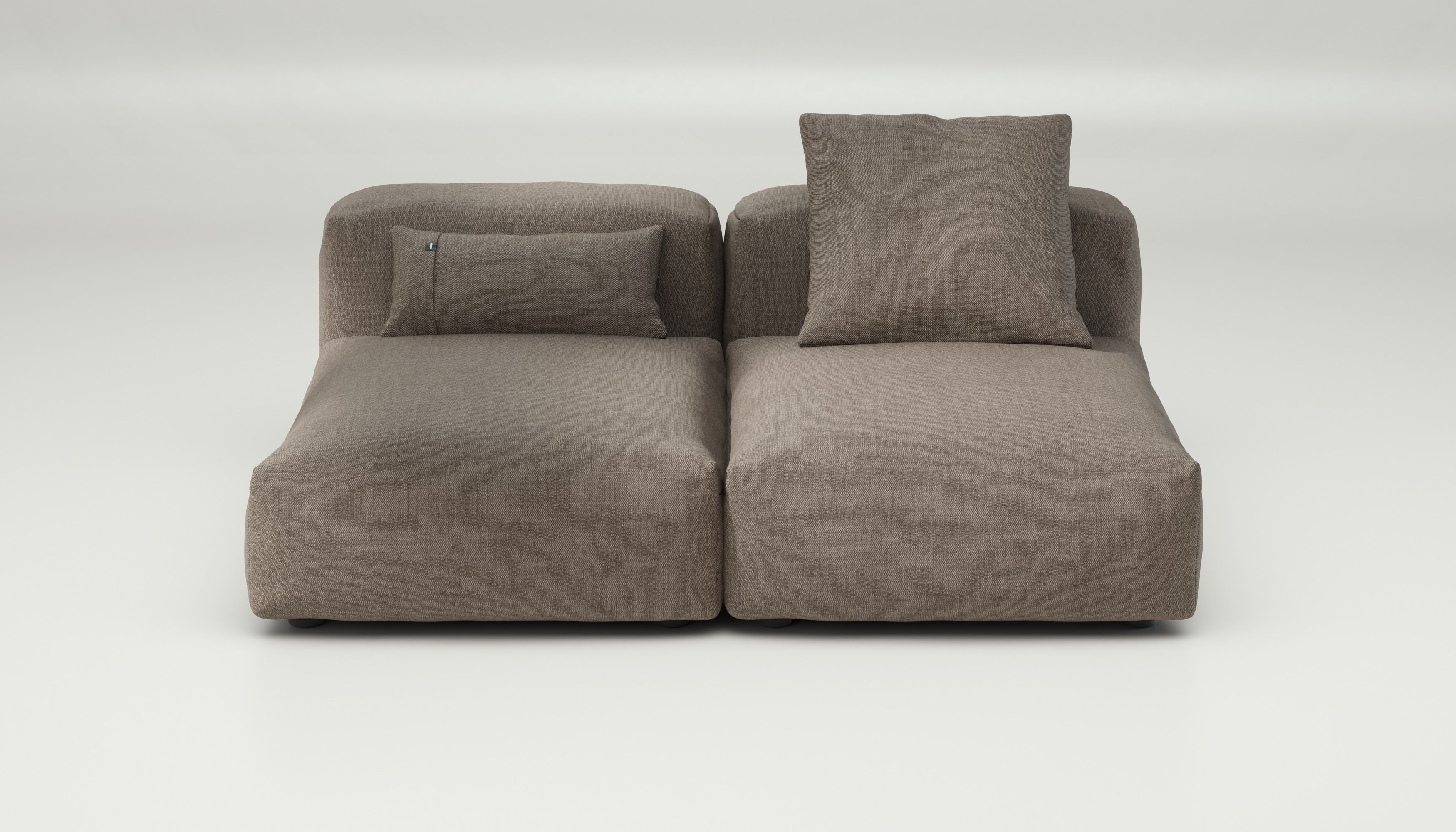 vetsak | Sofa Set 01 Medium - Pique - Stone | Modular Sofa | 2.5 Seater