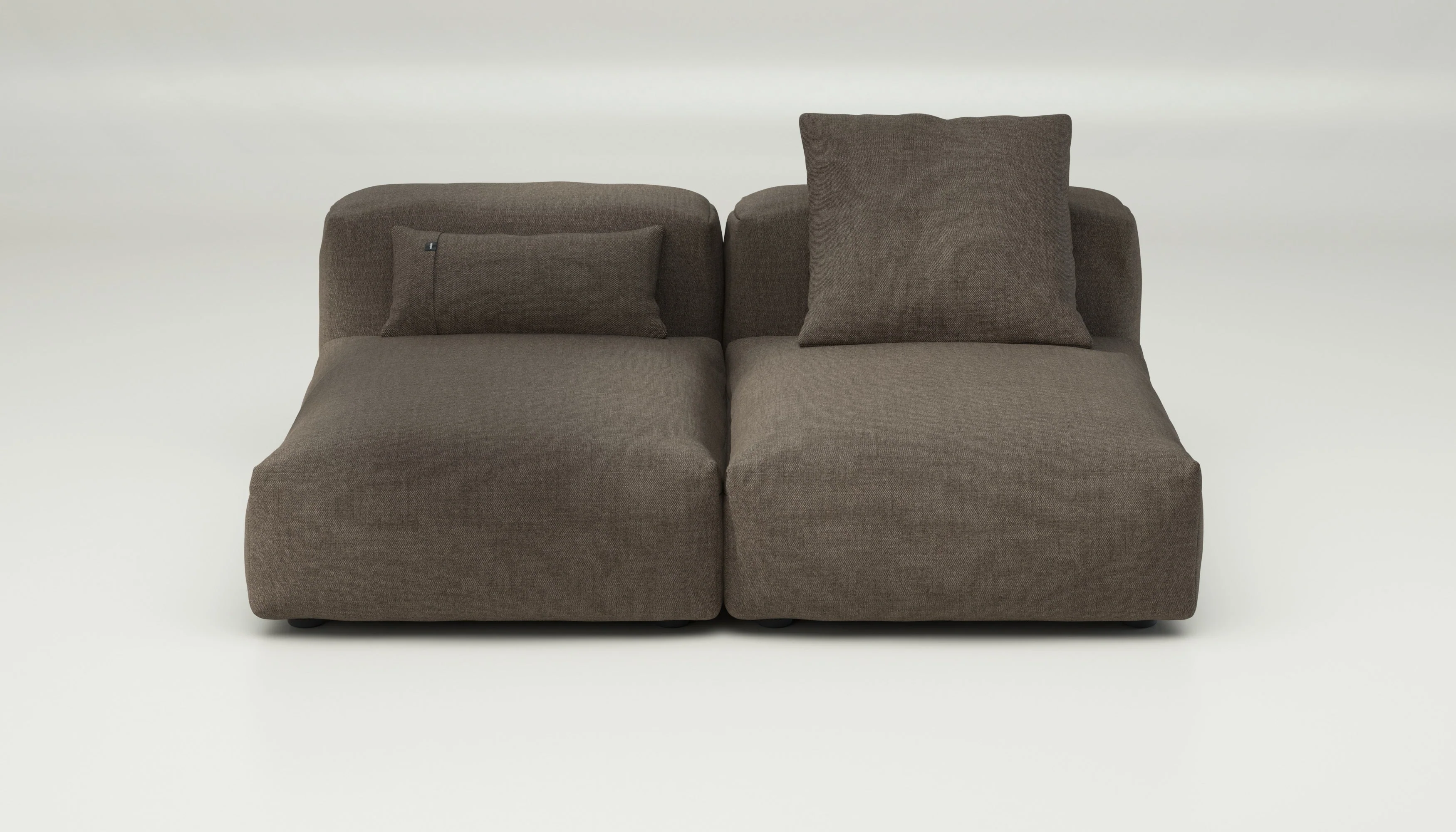 vetsak | Sofa Set 01 Medium - Pique - Taupe | Modular Sofa | 2.5 Seater