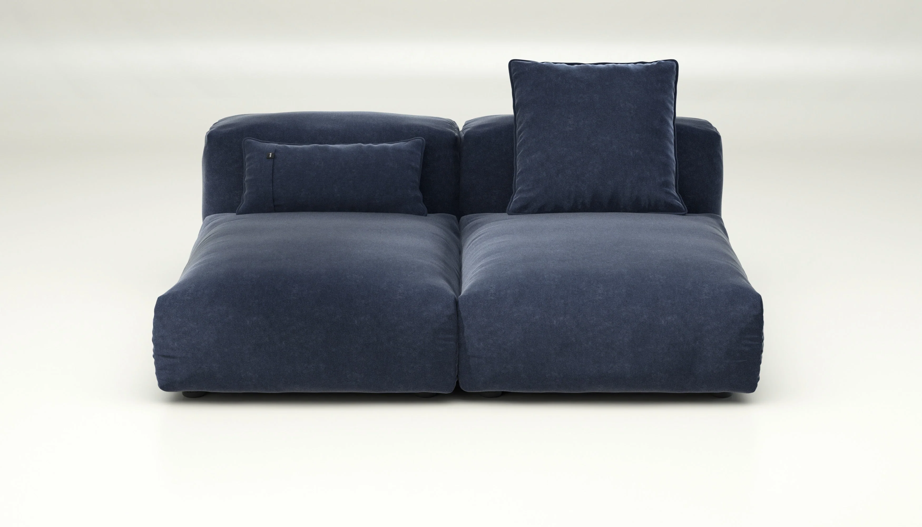 vetsak | Sofa Set 01 Medium - Suave - Navy | Modulares Sofa | 2.5 Sitzer