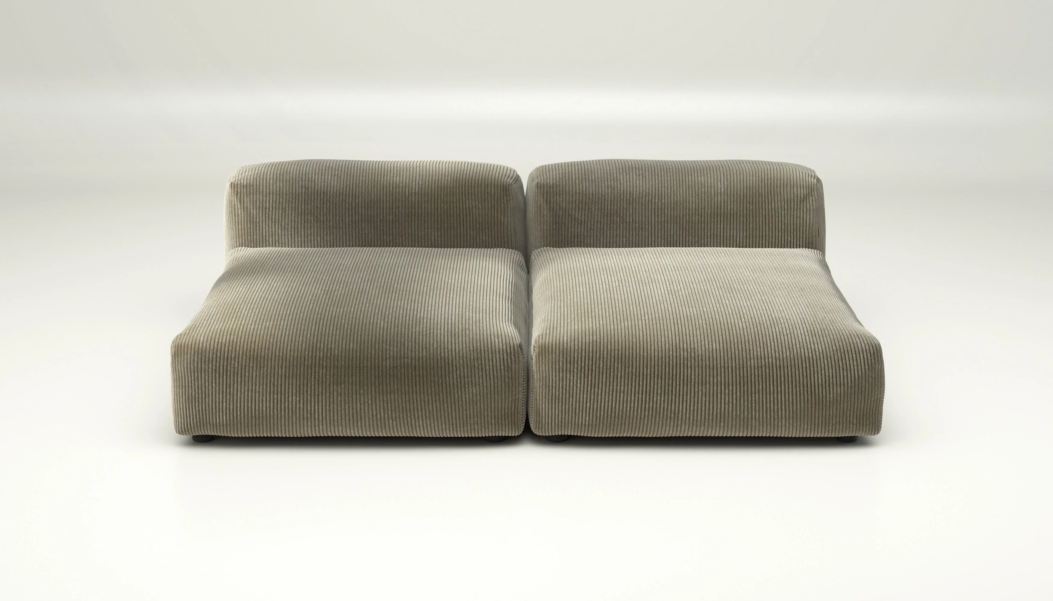 vetsak | Sofa Set 01 XLarge - Cord Velour - Khaki | Modulares Sofa | 3.5 Sitzer - Image 2