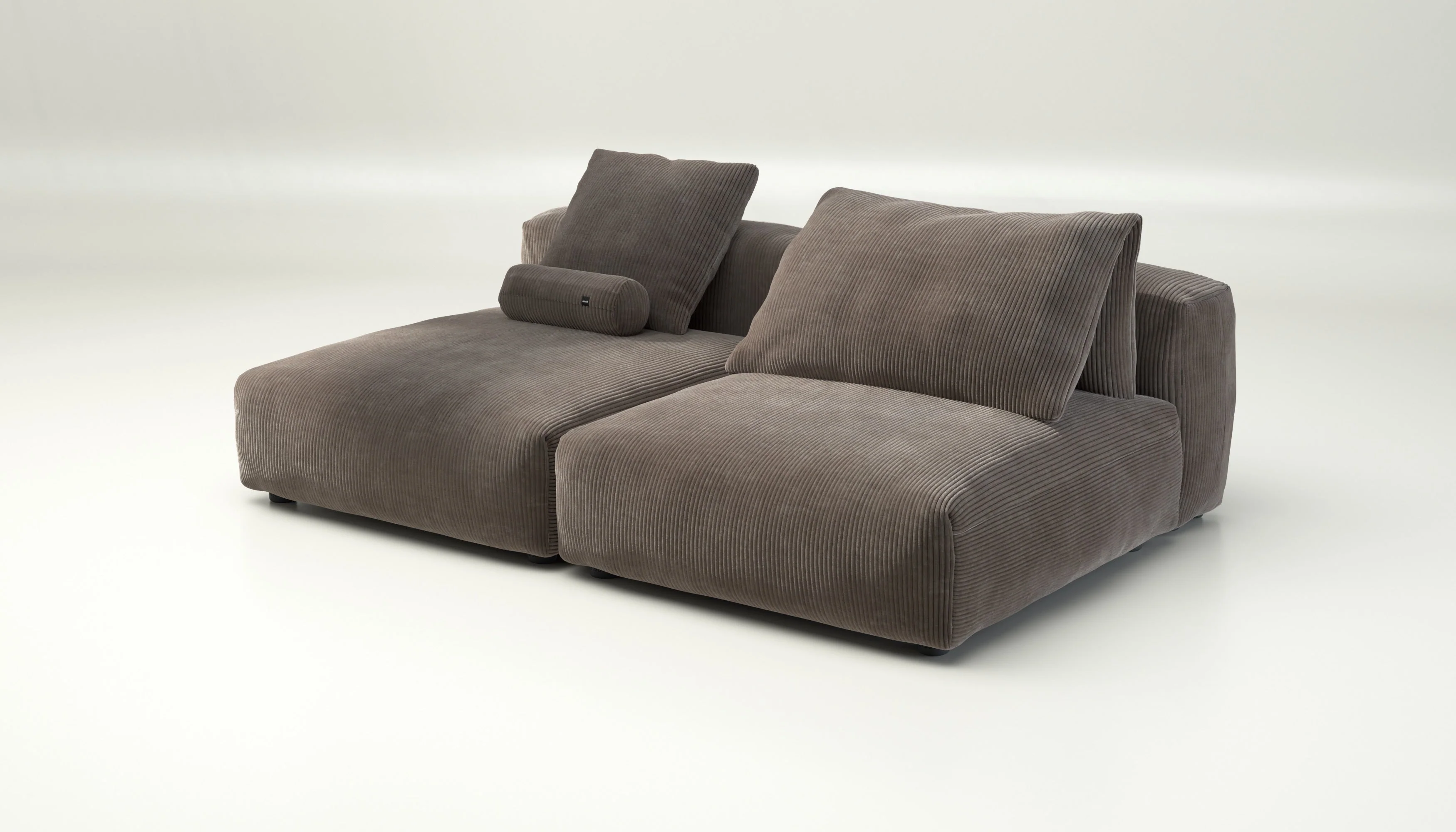 vetsak | Sofa Set 01 XLarge - Cord Velour - Mocha | Modulares Sofa | 3.5 Sitzer - Image 3