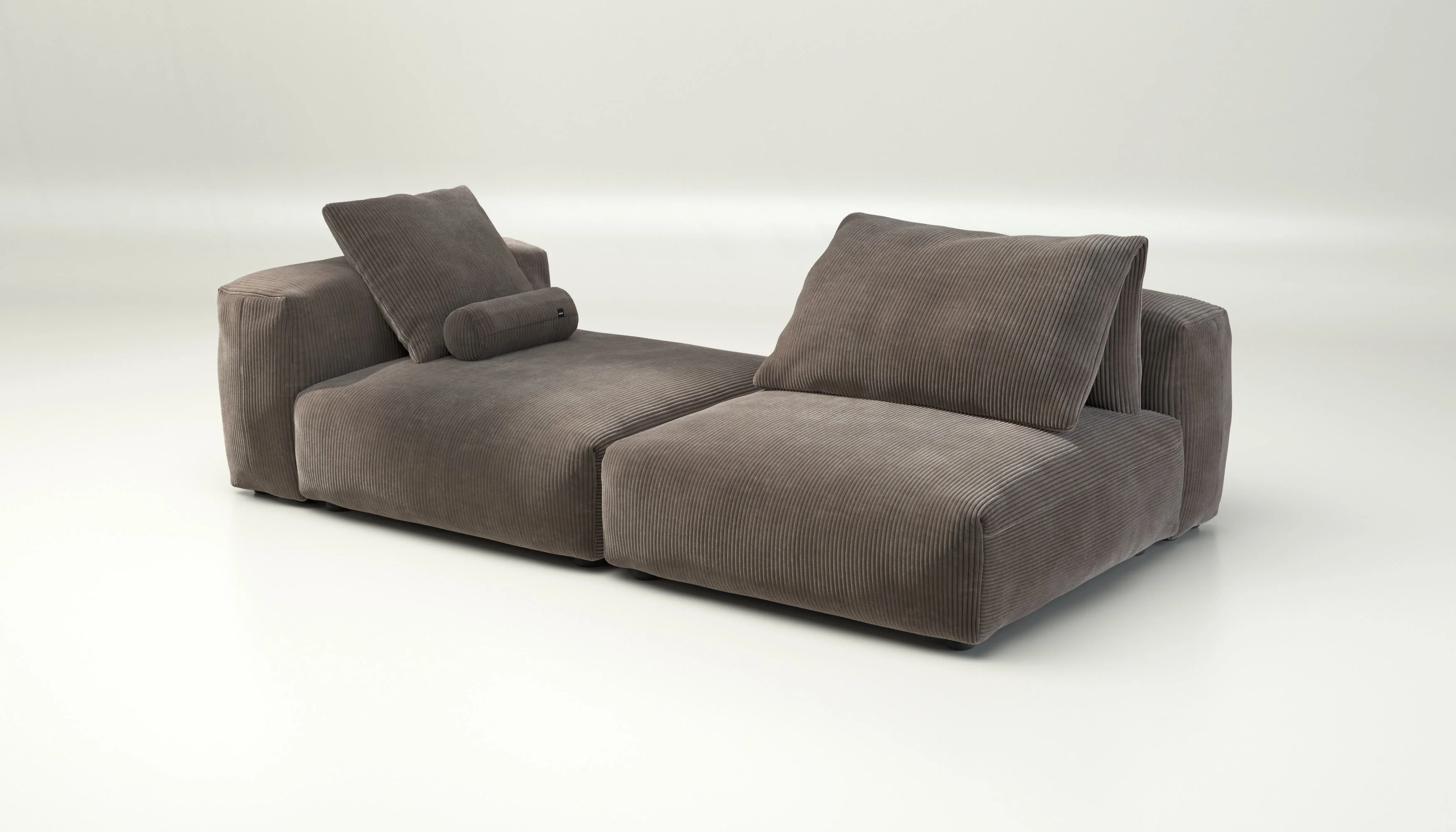 vetsak | Sofa Set 01 XLarge - Cord Velour - Mocha | Modulares Sofa | 3.5 Sitzer - Image 4