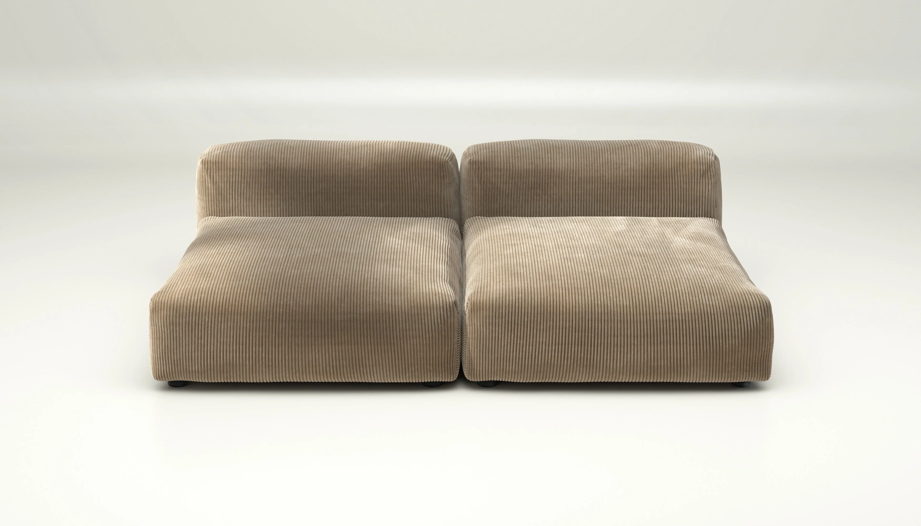 vetsak | Sofa Set 01 XLarge - Cord Velour - Sand | Modulares Sofa | 3.5 Sitzer - Image 2