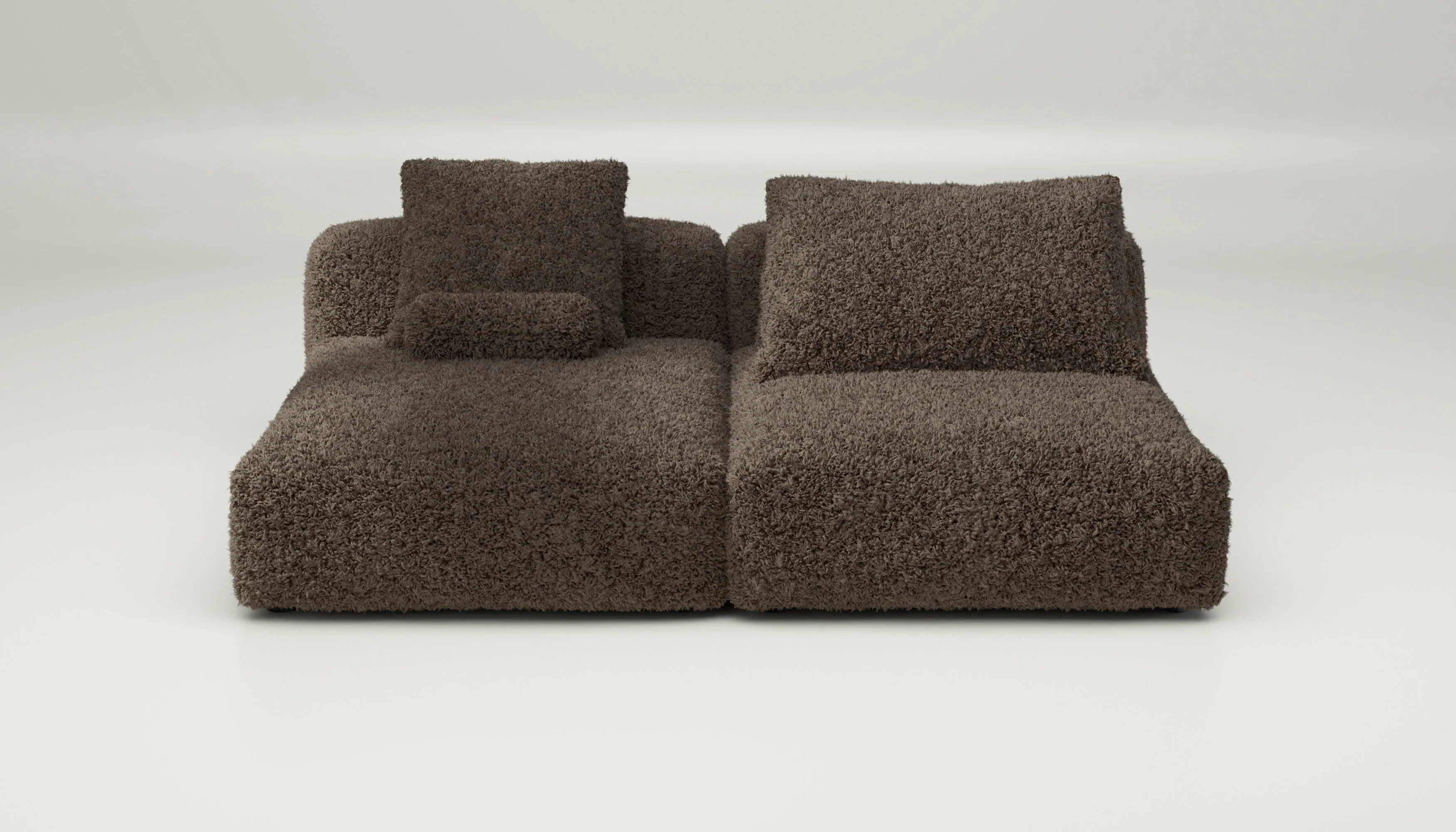 vetsak | Sofa Set 01 XLarge - Doodle - Cacao | Modulares Sofa | 3.5 Sitzer