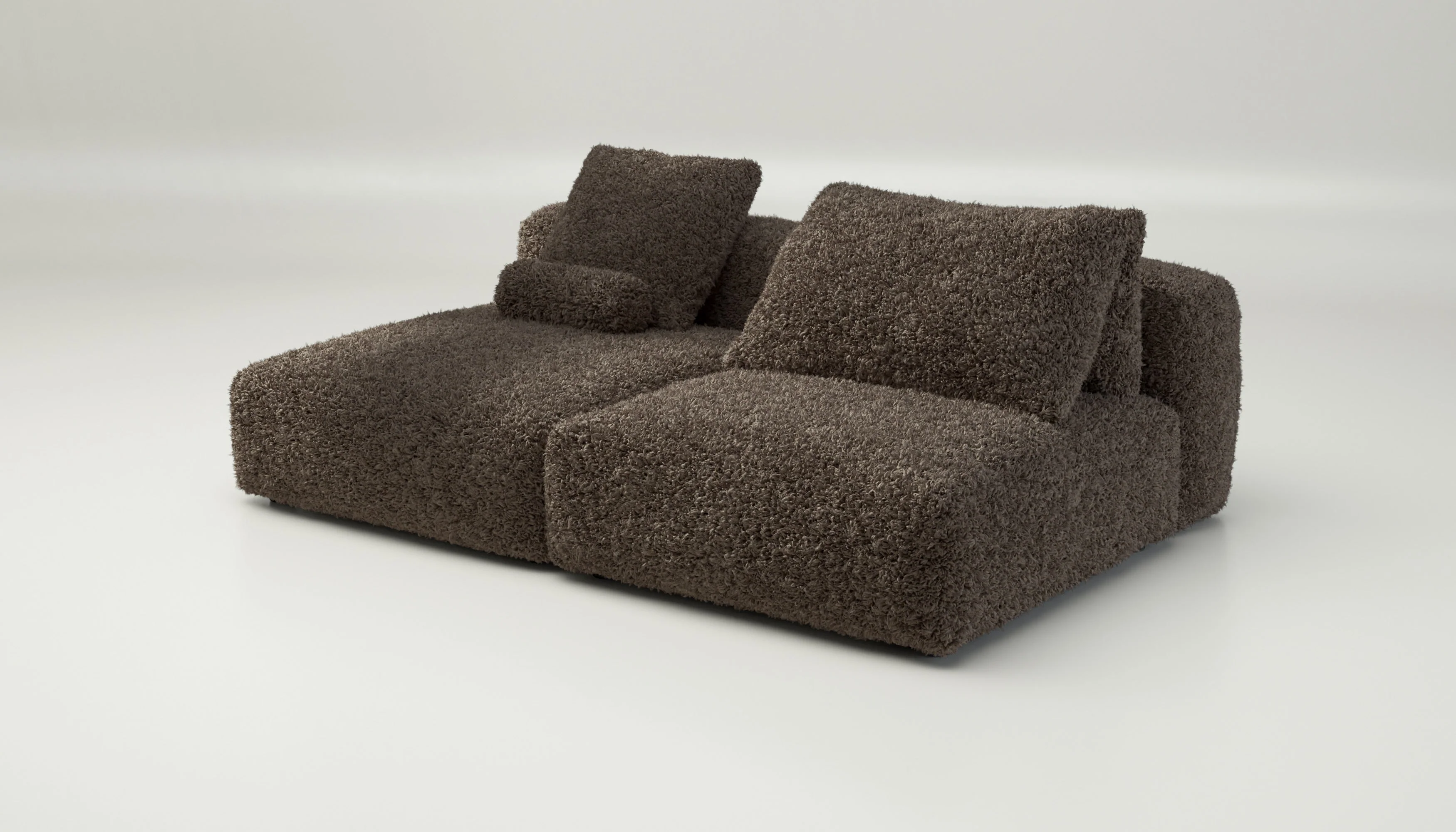 vetsak | Sofa Set 01 XLarge - Doodle - Cacao | Modulares Sofa | 3.5 Sitzer - Image 3